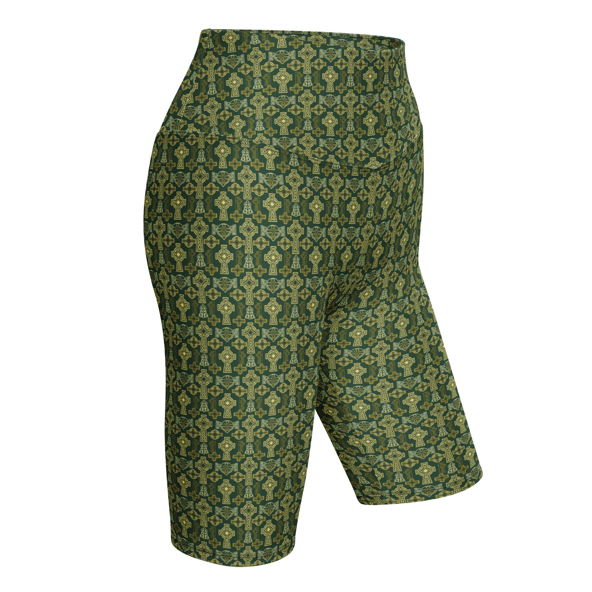 Celtic Cross Knotwork Bike Shorts | GearBunch