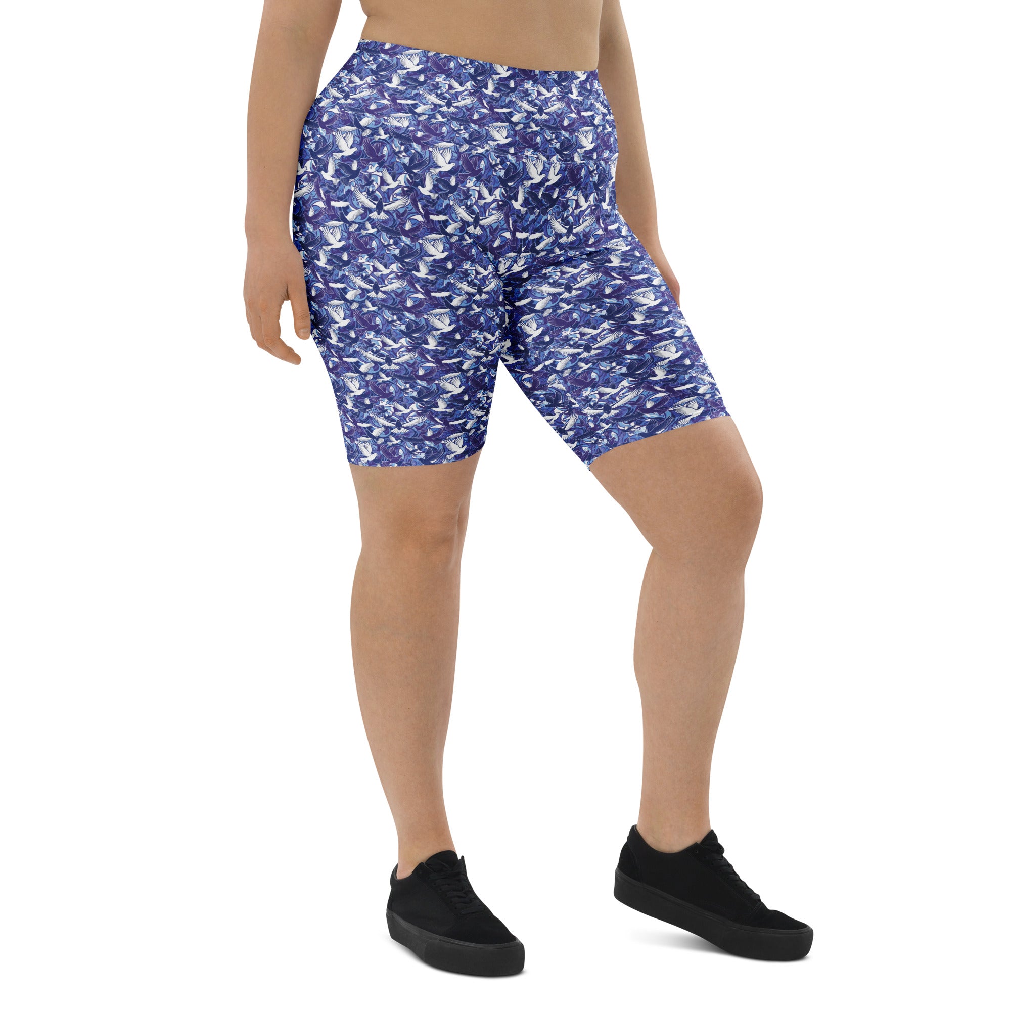 Dove in Flight Bike Shorts | GearBunch
