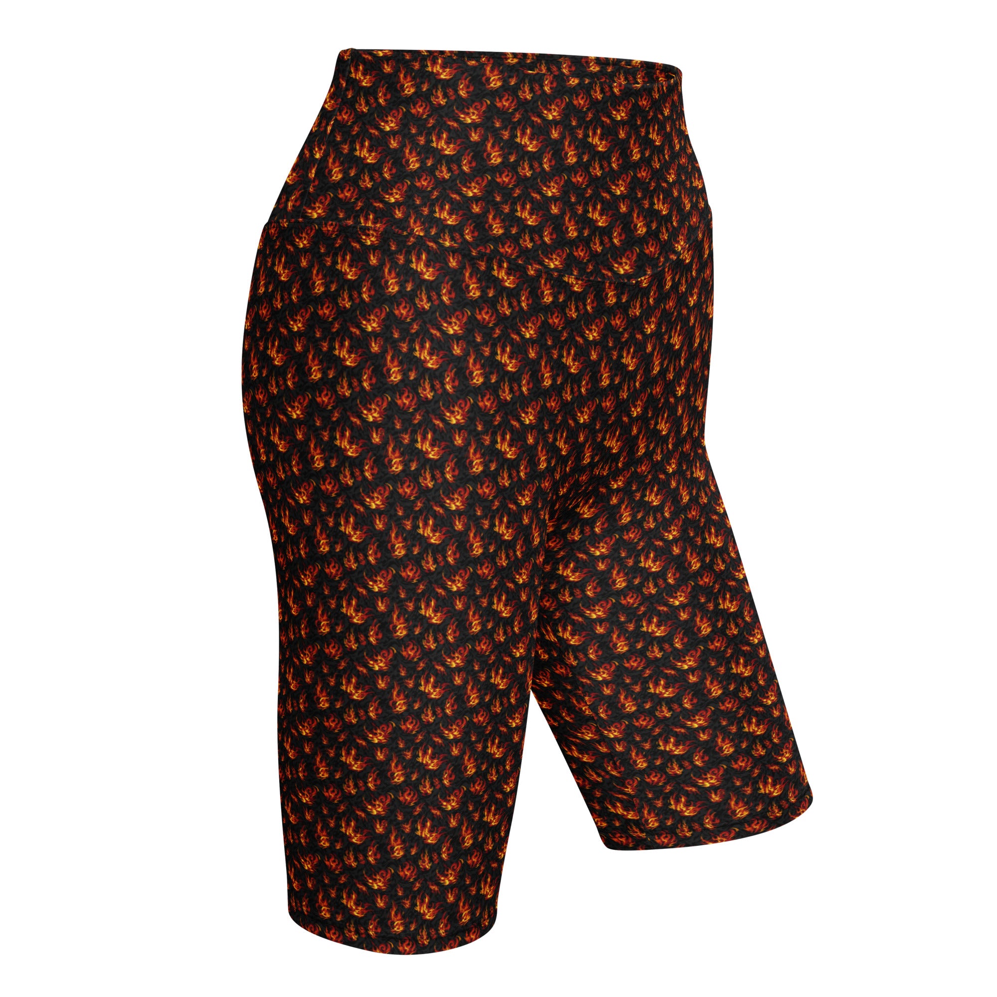 Holy Spirit Flames Bike Shorts | GearBunch
