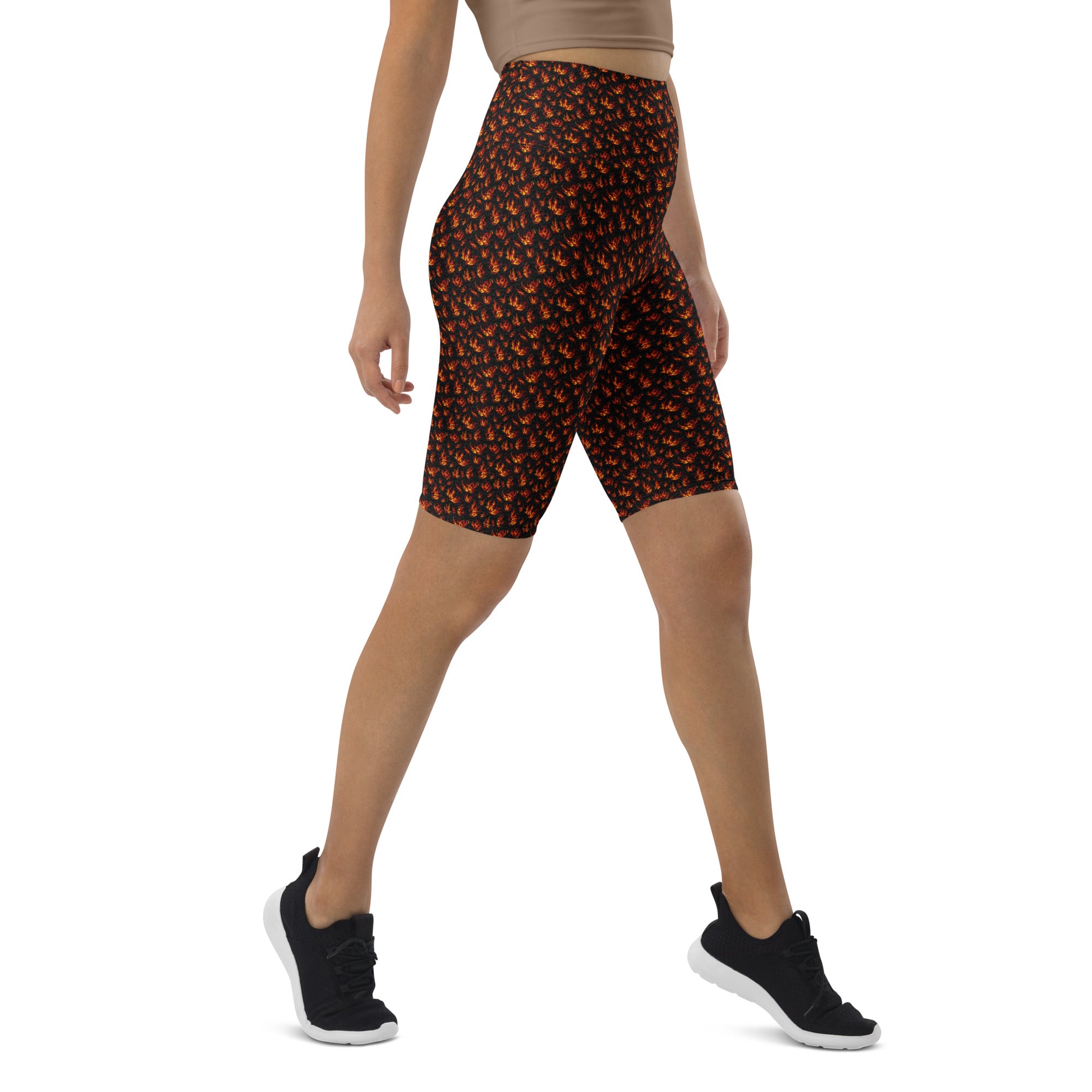 Holy Spirit Flames Bike Shorts | GearBunch
