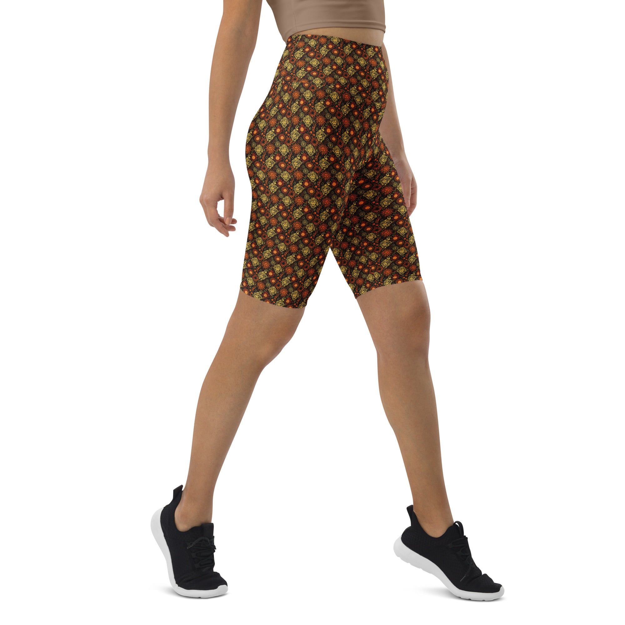 Leo Sun Mane Bike Shorts | GearBunch
