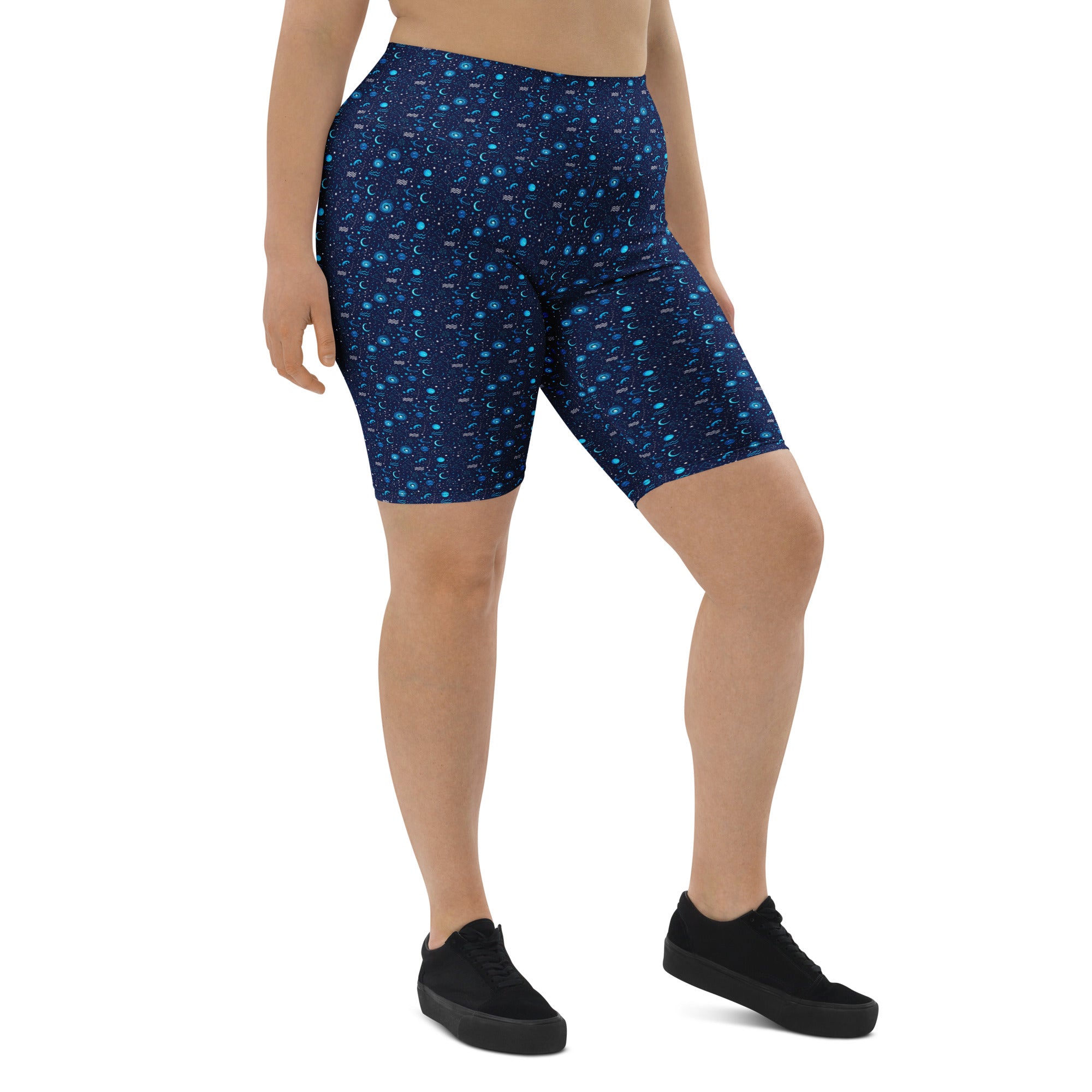 Aquarius Celestial Bike Shorts | GearBunch