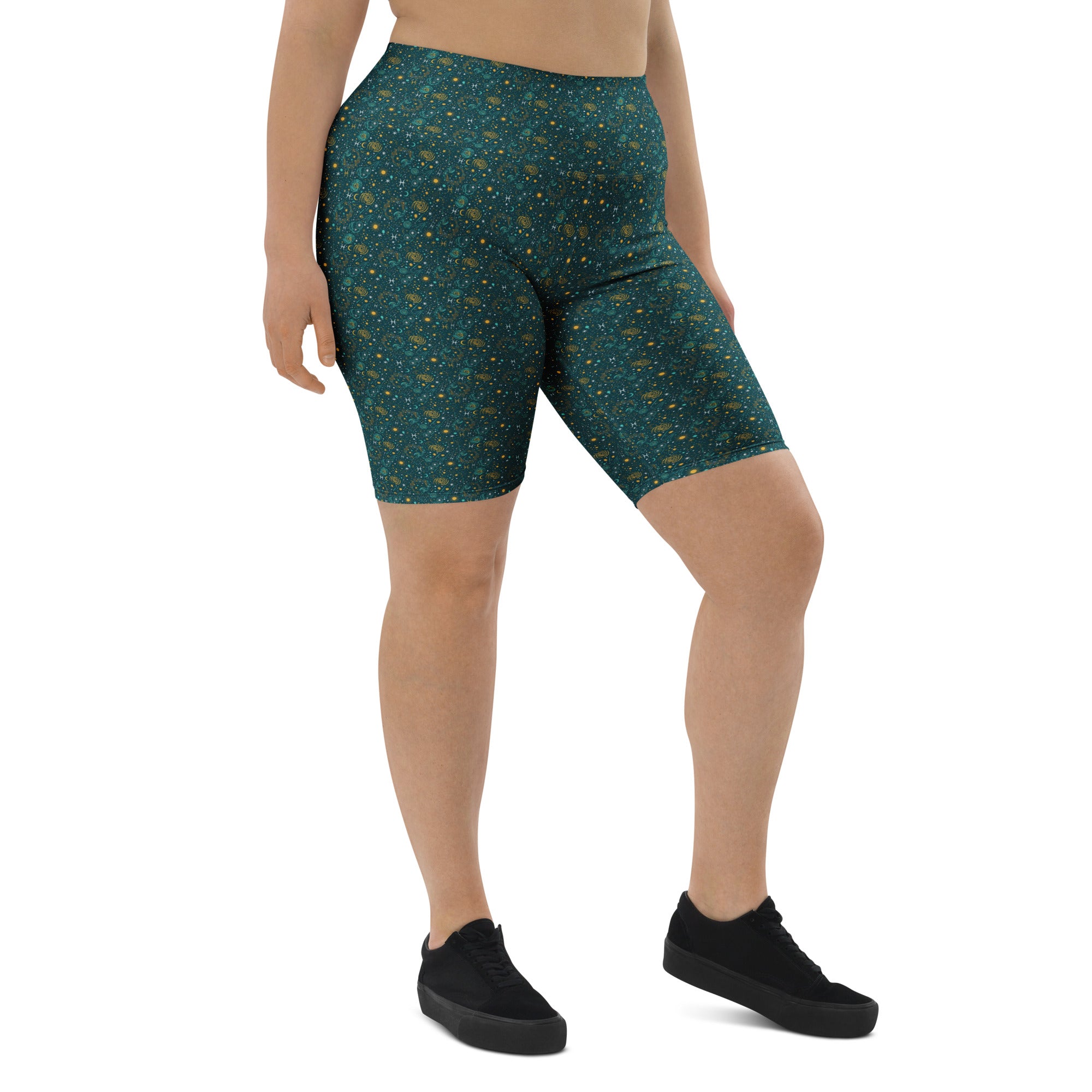 Pisces Celestial Bike Shorts | GearBunch