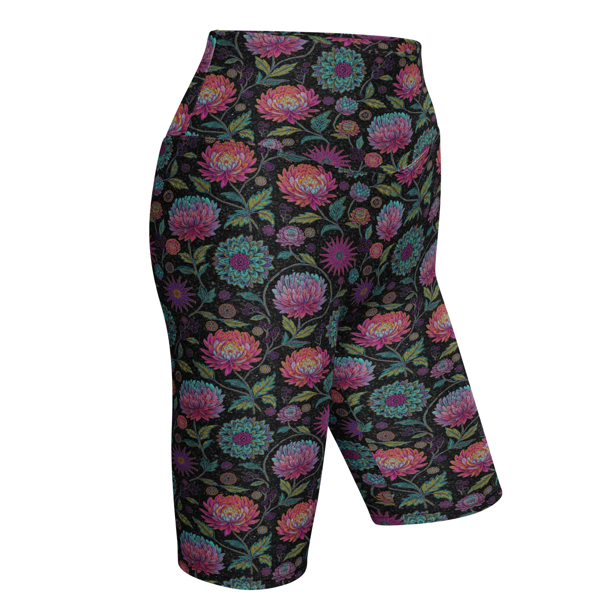 Holographic Paillette Maximalist Bike Shorts | GearBunch