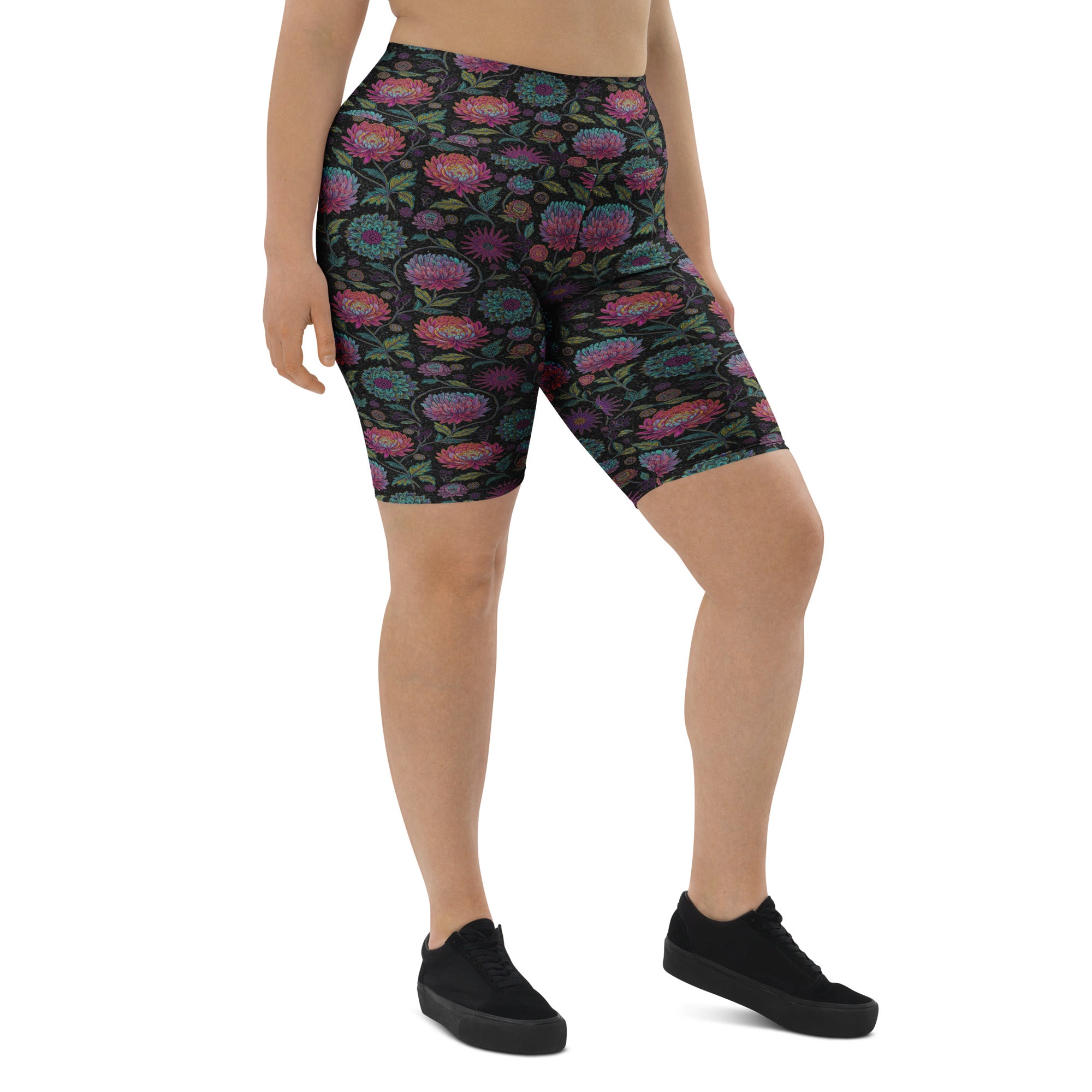 Holographic Paillette Maximalist Bike Shorts | GearBunch