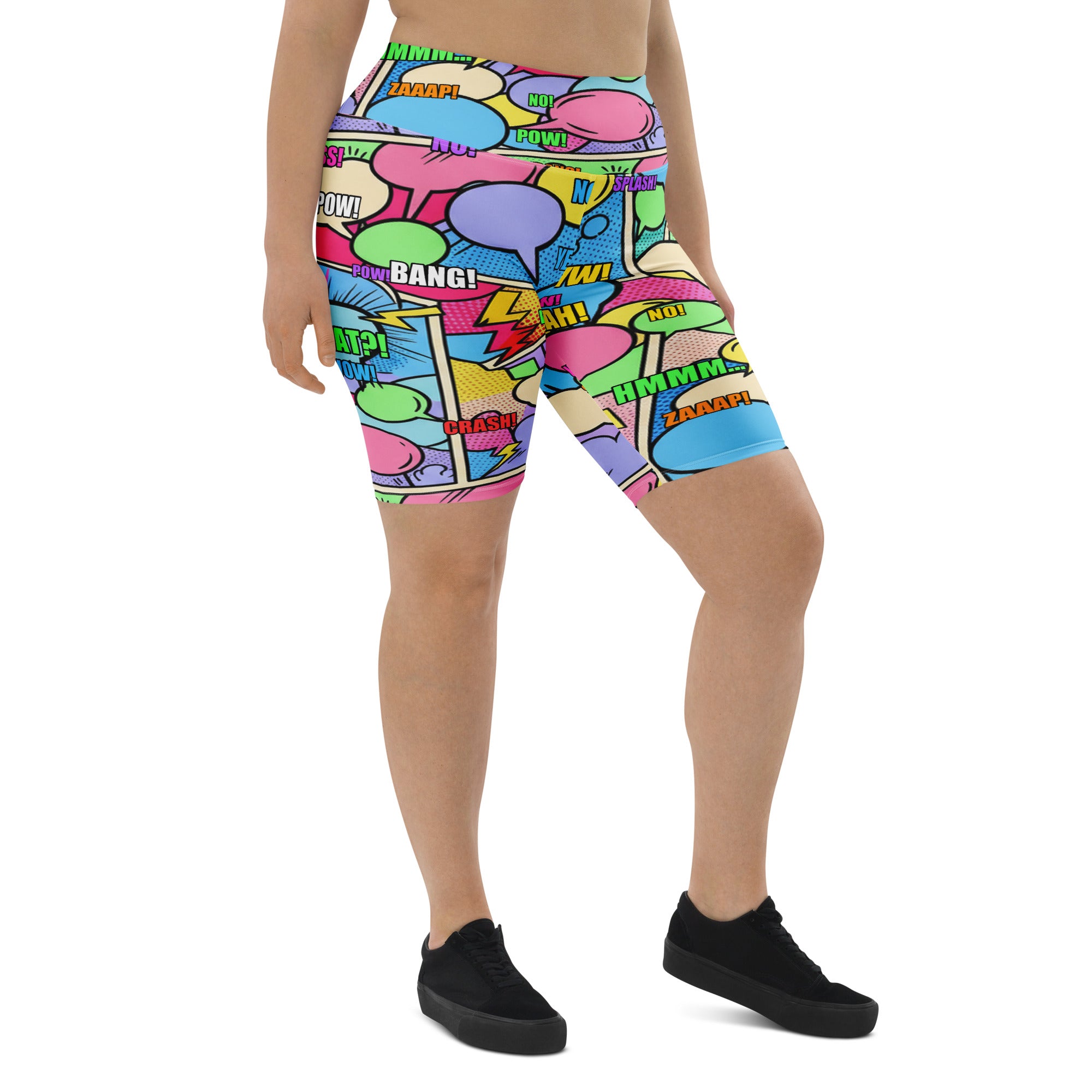 Comic Pop Candy Pastel Bike Shorts | GearBunch