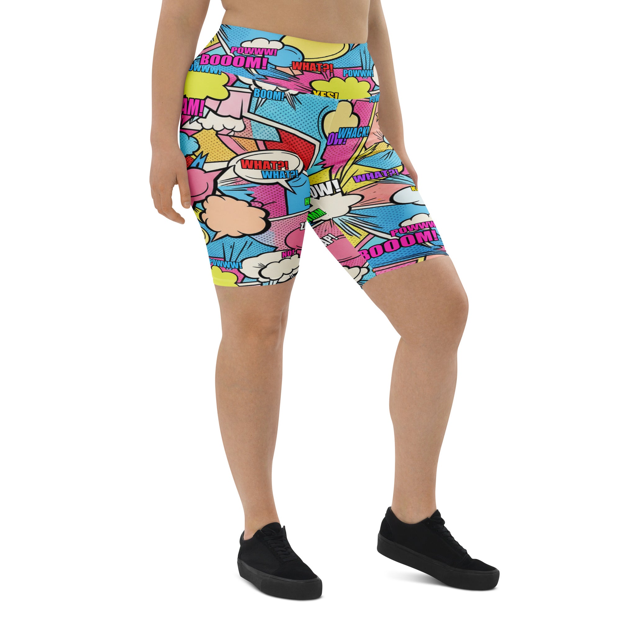 Comic Strip Kawaii Cute Bike Shorts | GearBunch