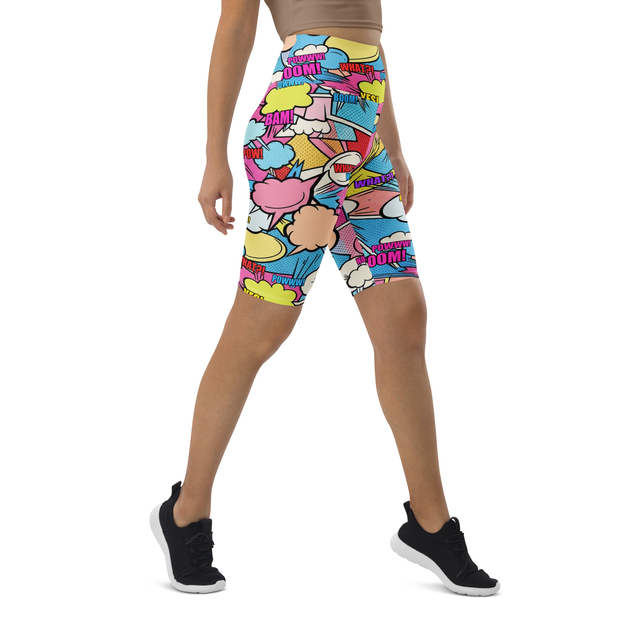 Comic Strip Kawaii Cute Bike Shorts | GearBunch