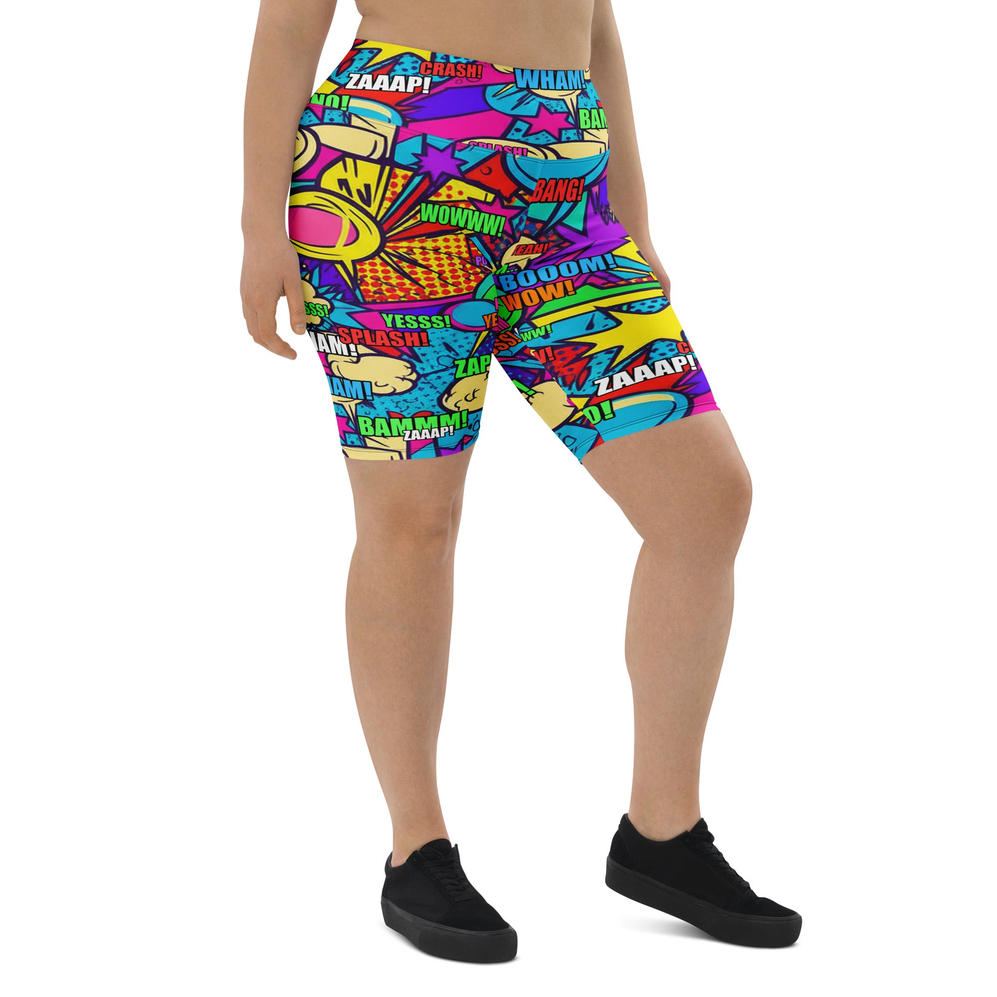 Comic Strip Pirate Adventure Bike Shorts | GearBunch
