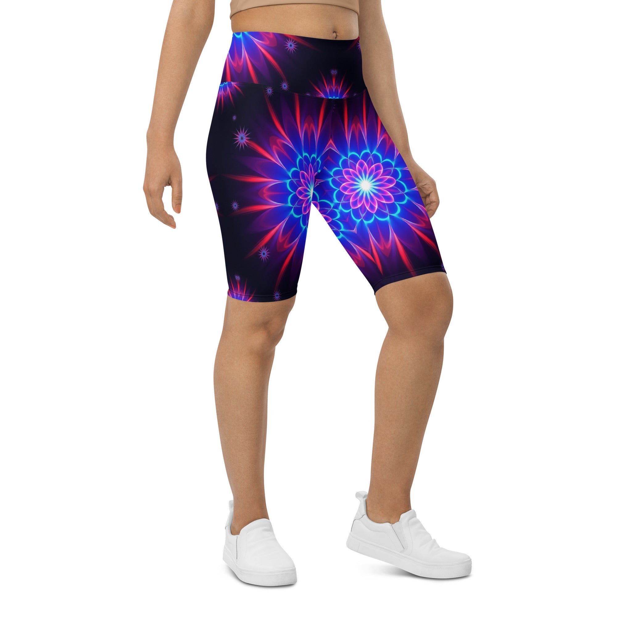 Psychedelic Supernova Bike Shorts | GearBunch