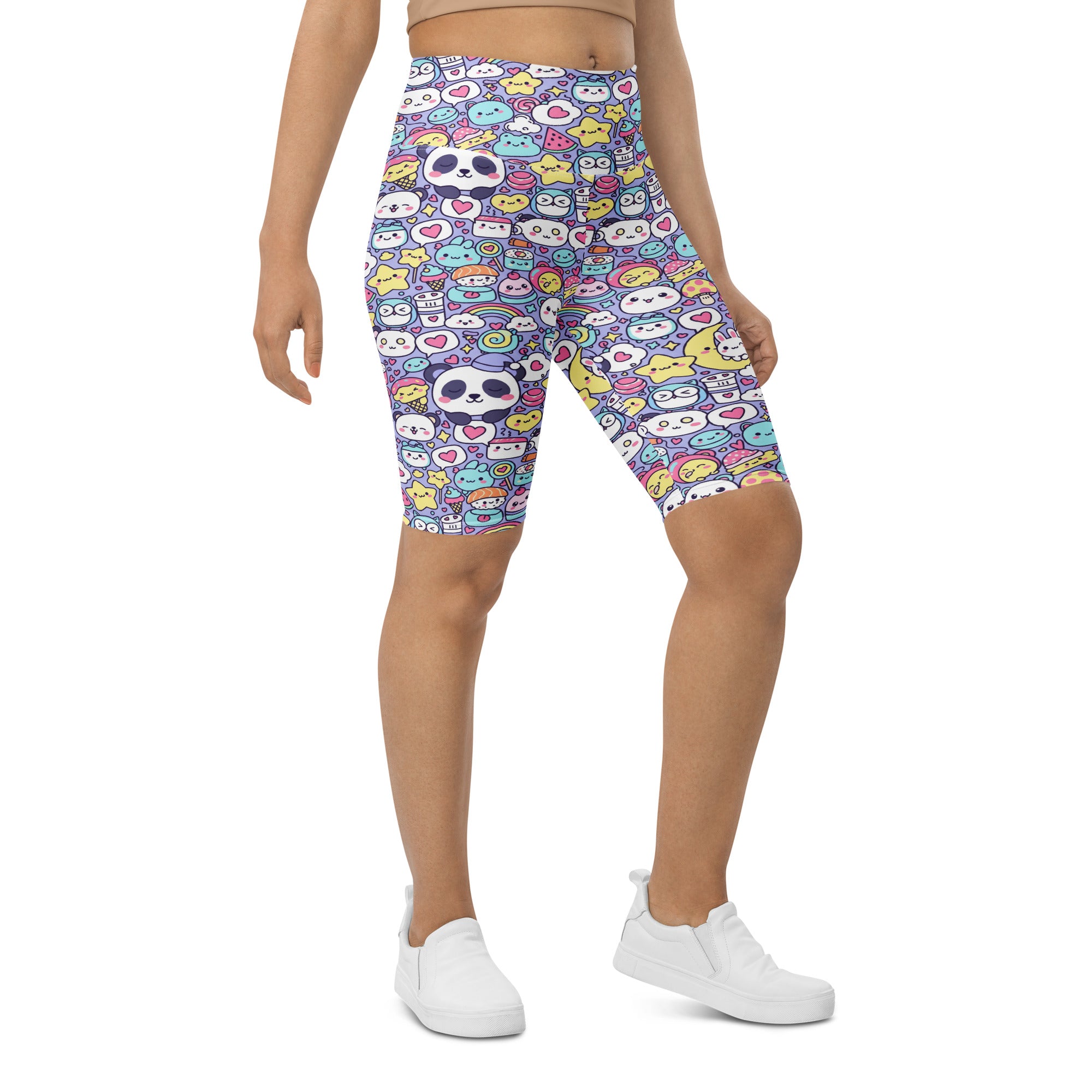 Kawaii Sleepy Time Bike Shorts | GearBunch