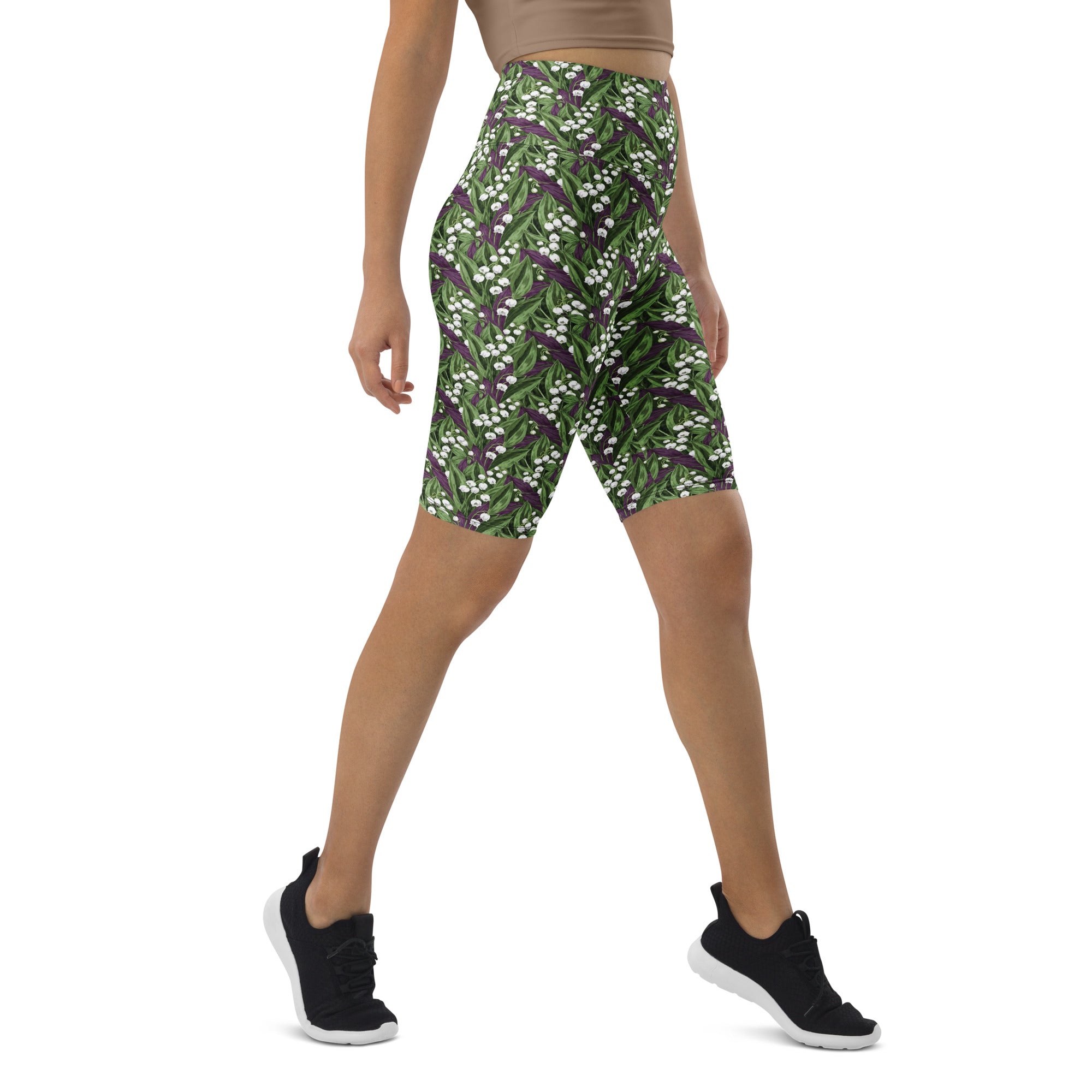 Lily of the Valley Bike Shorts | GearBunch