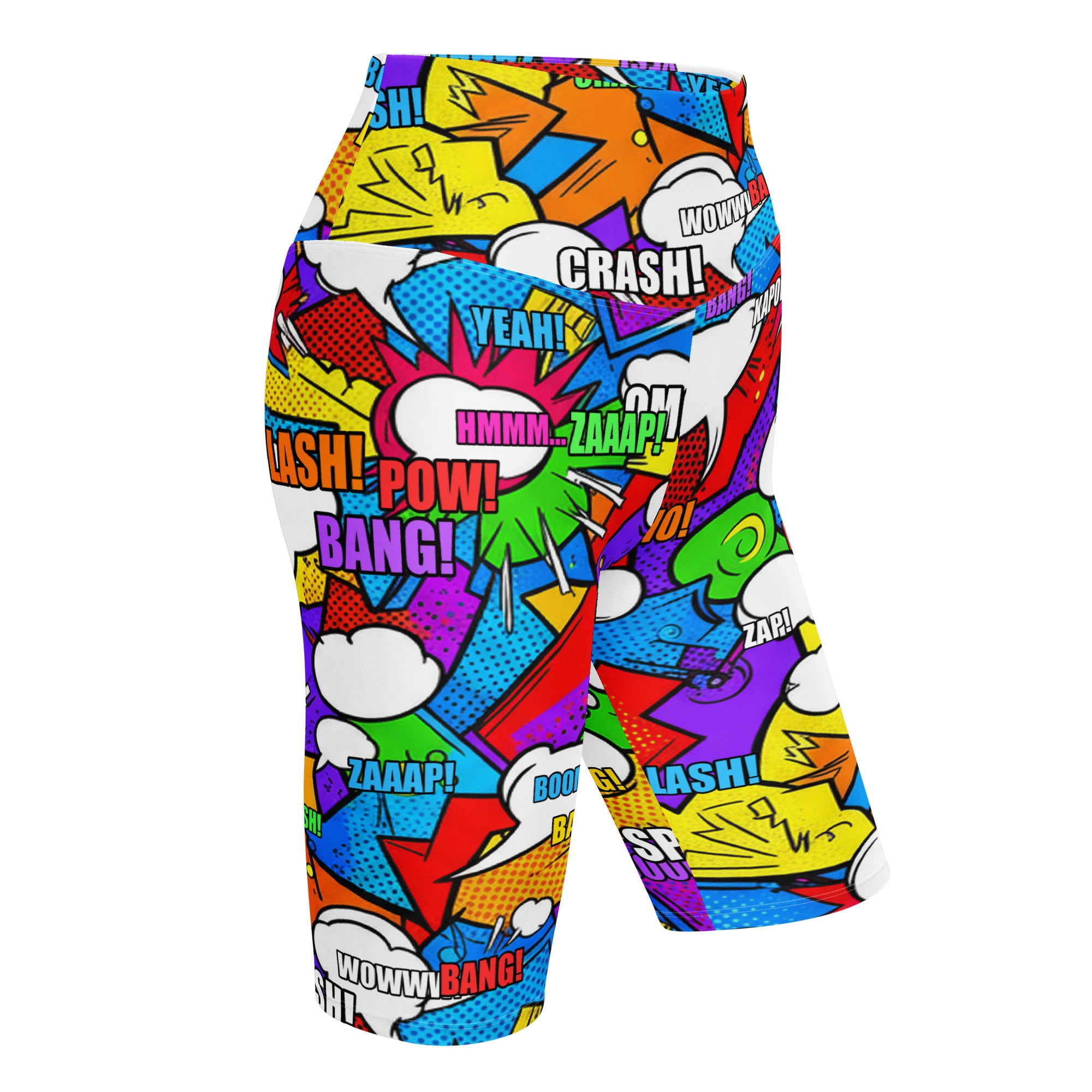 Comic Strip Classic Hero Bike Shorts | GearBunch