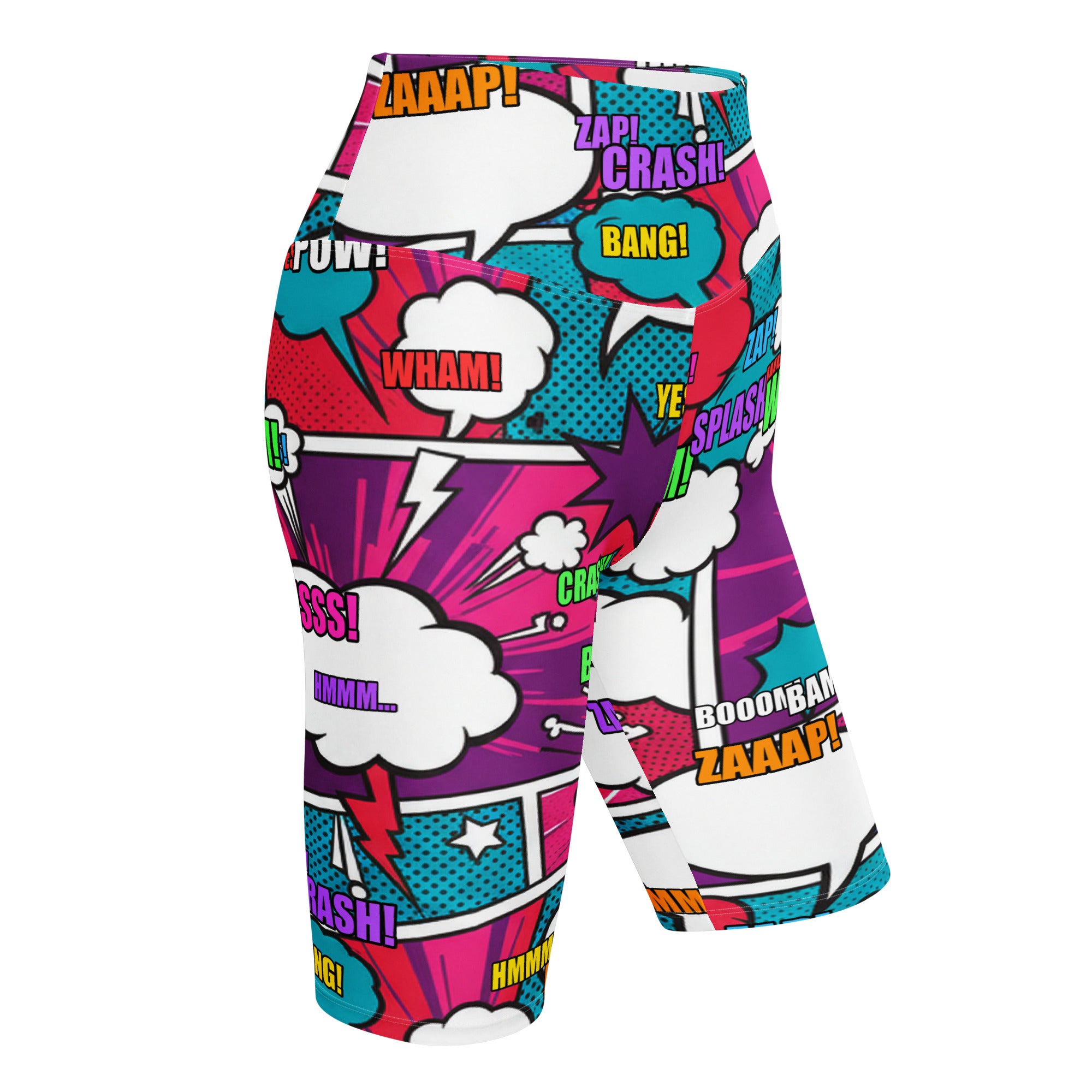 Comic Strip Roller Derby Bike Shorts | GearBunch