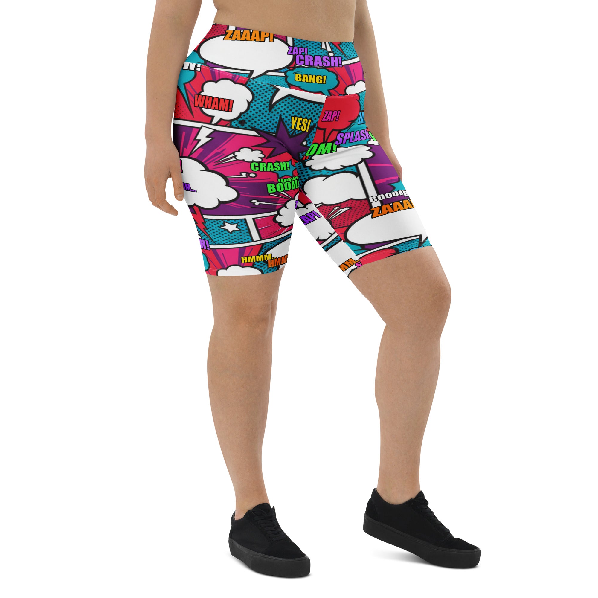 Comic Strip Roller Derby Bike Shorts | GearBunch