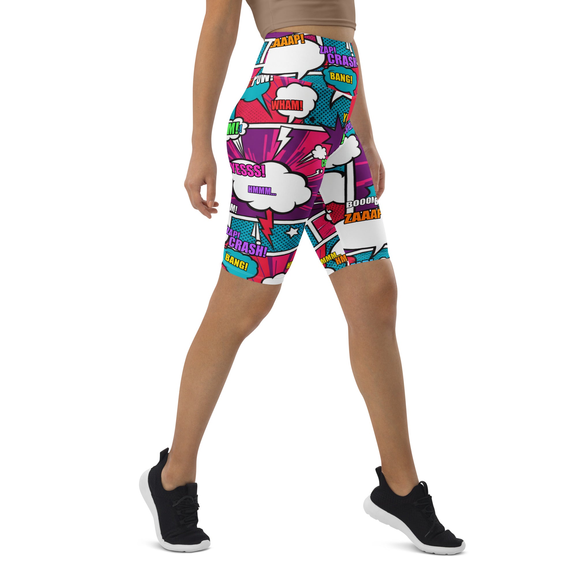 Comic Strip Roller Derby Bike Shorts | GearBunch