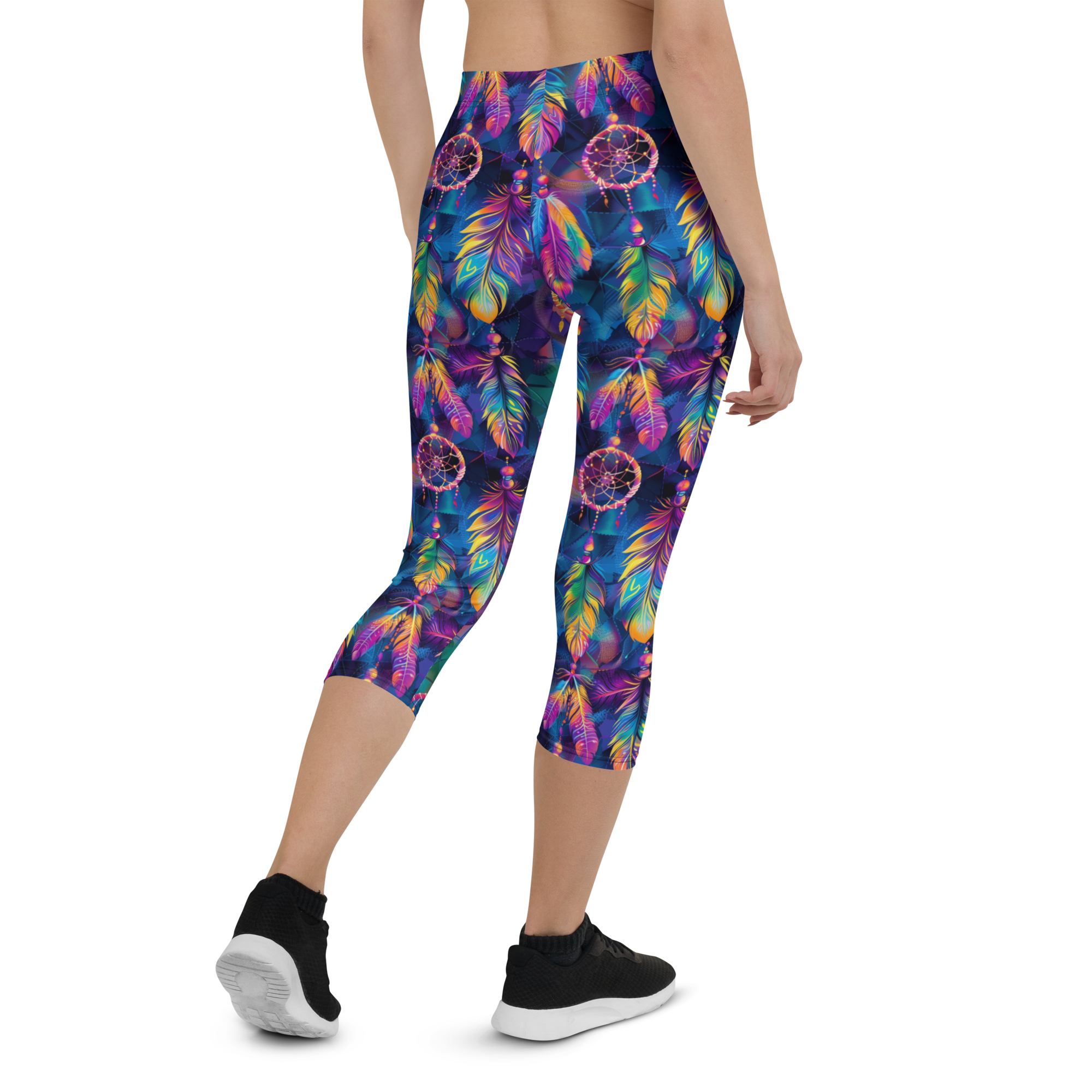 Neon Dreamcatcher Capris | GearBunch