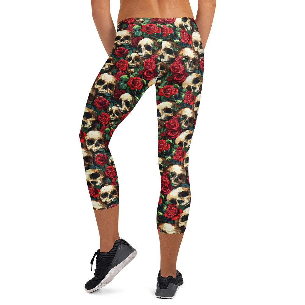 Garden Skull Capris | GearBunch