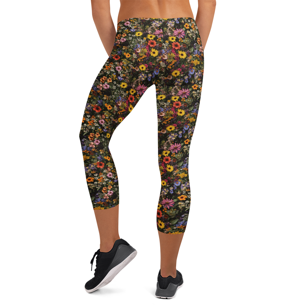 Wild Prairie Flower Capris | GearBunch