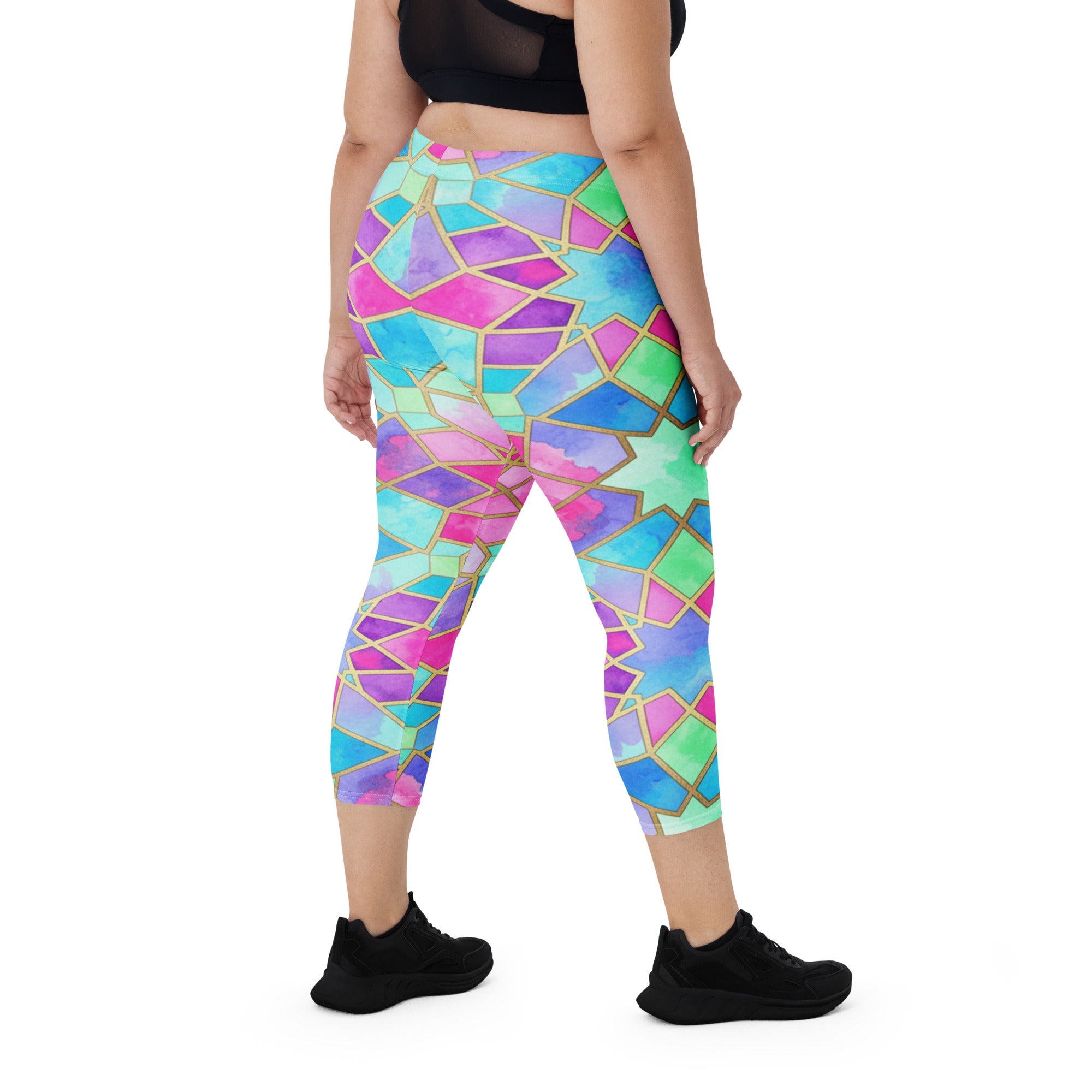 Violet Dream Capri Leggings | GearBunch
