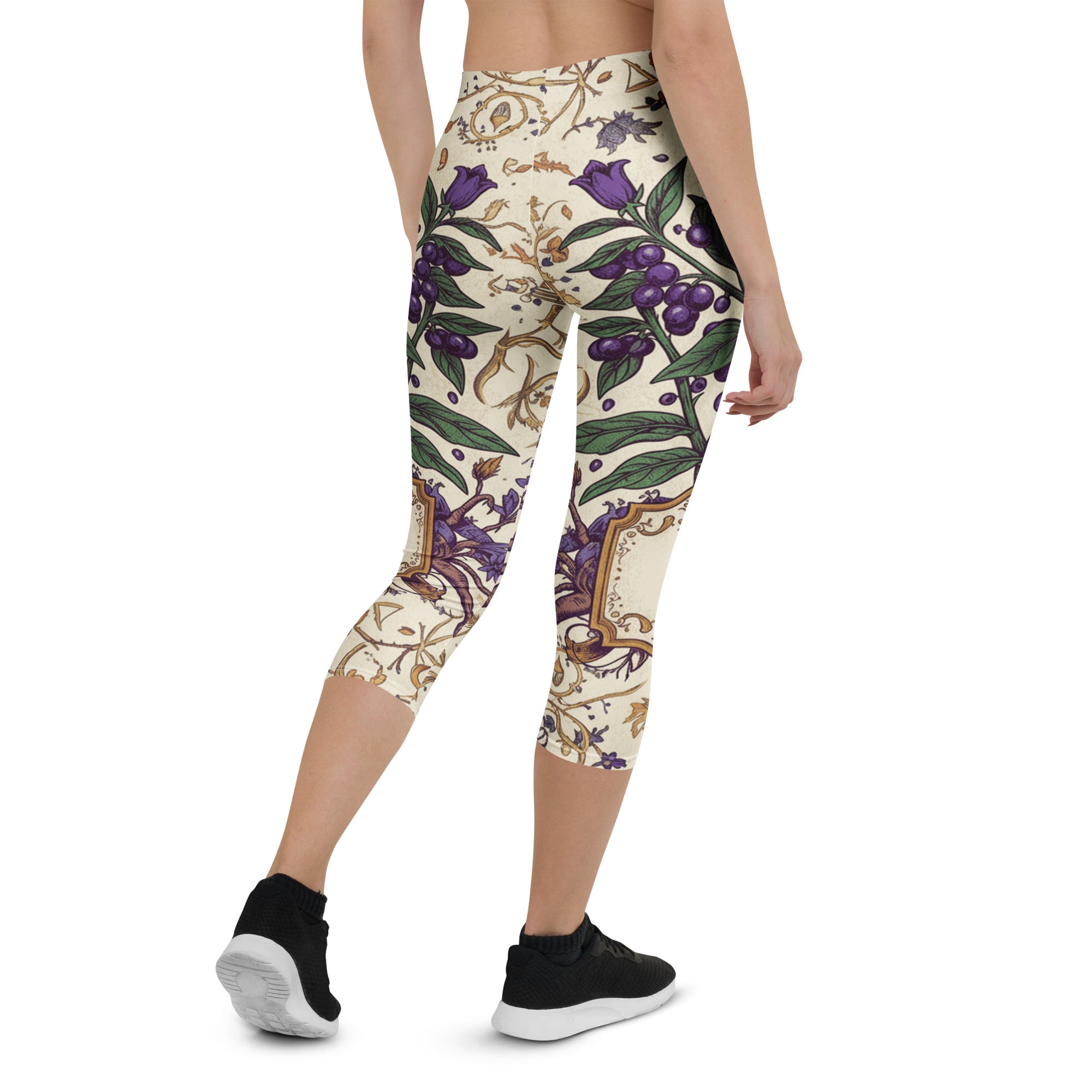 Belladonna Poison Garden Capri Leggings | GearBunch