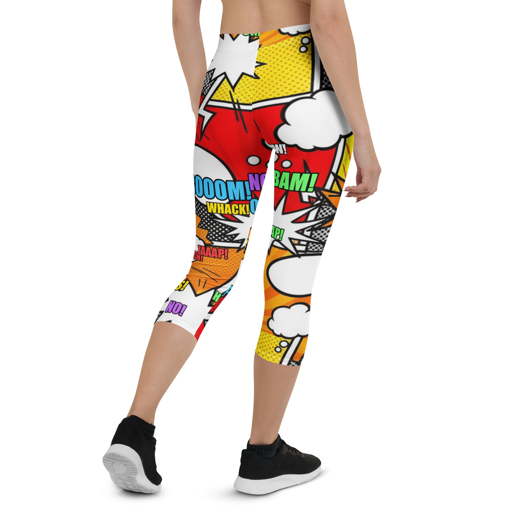 Comic Strip Boom Town Capri Leggings | GearBunch