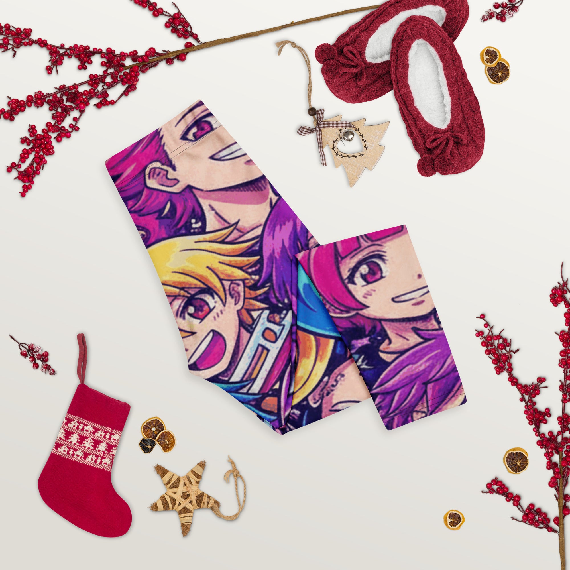 Anime Galaxy Hero Capri Leggings | GearBunch