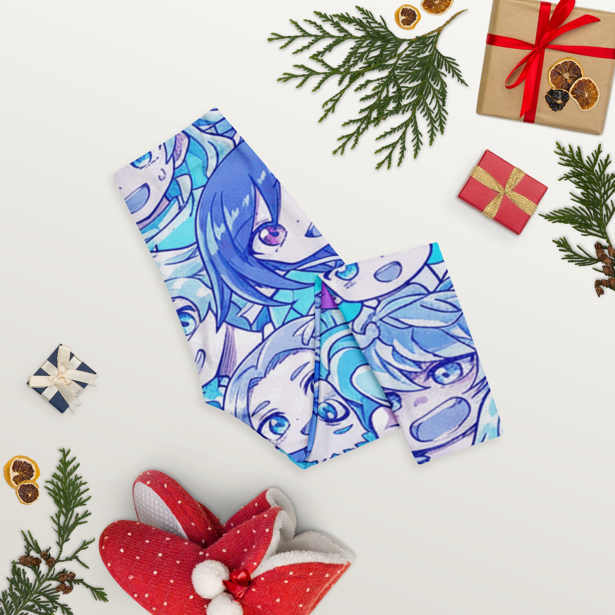 Anime Ice Kingdom Capri Leggings | GearBunch