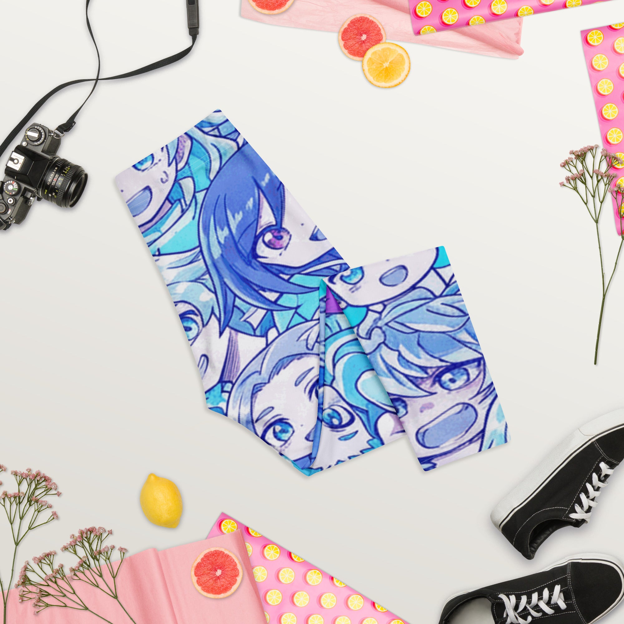 Anime Ice Kingdom Capri Leggings | GearBunch