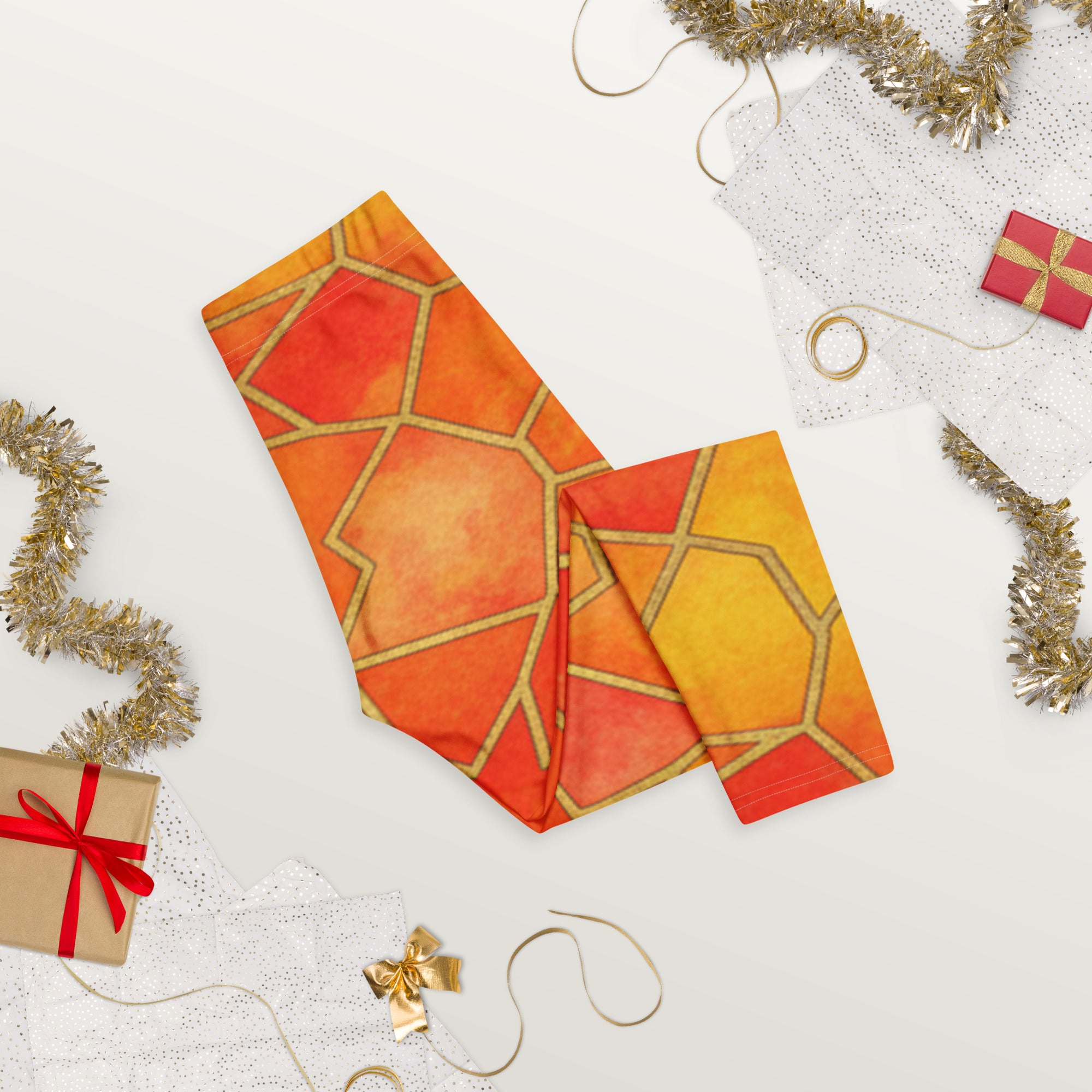 Sunset Blaze Capri Leggings | GearBunch