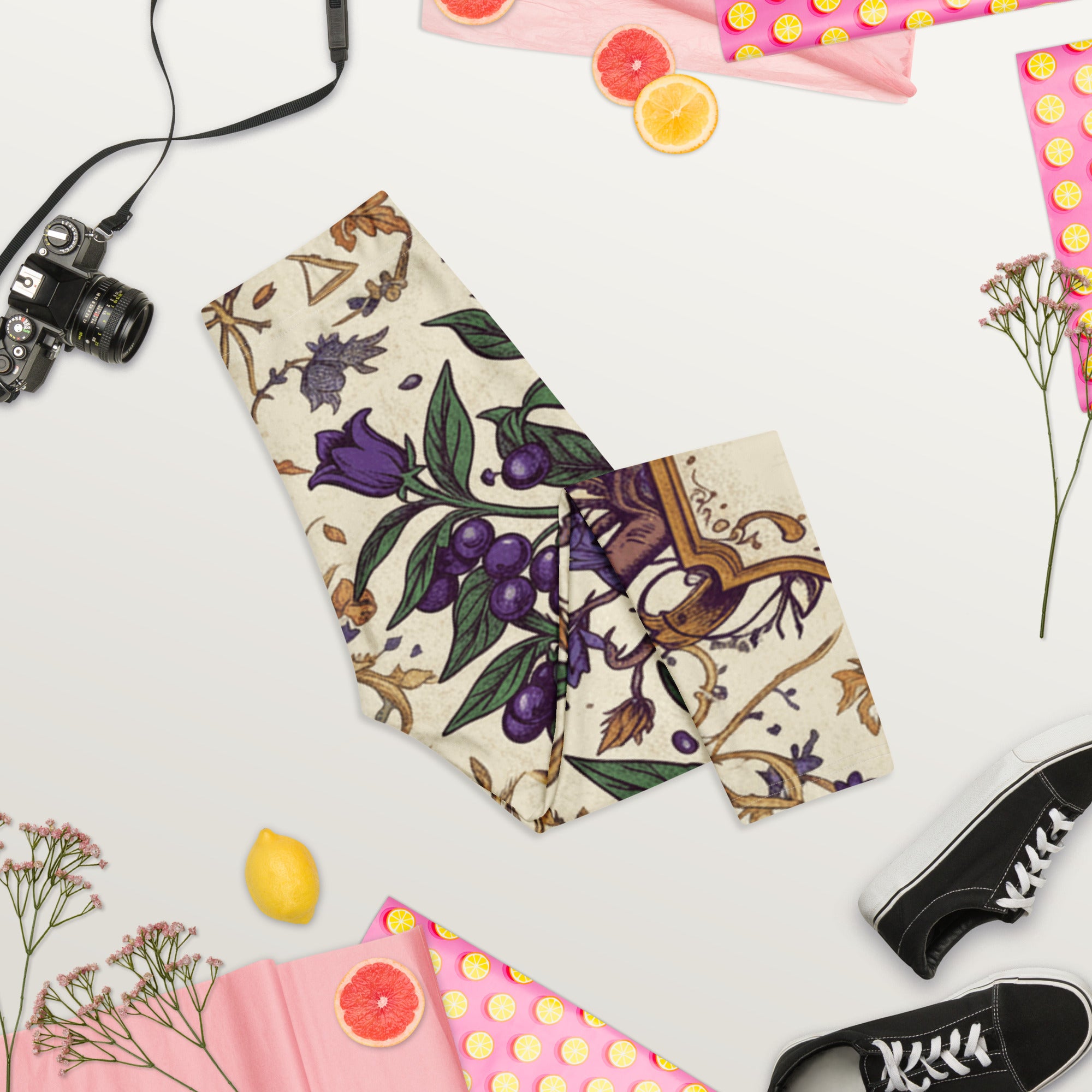 Belladonna Poison Garden Capri Leggings | GearBunch