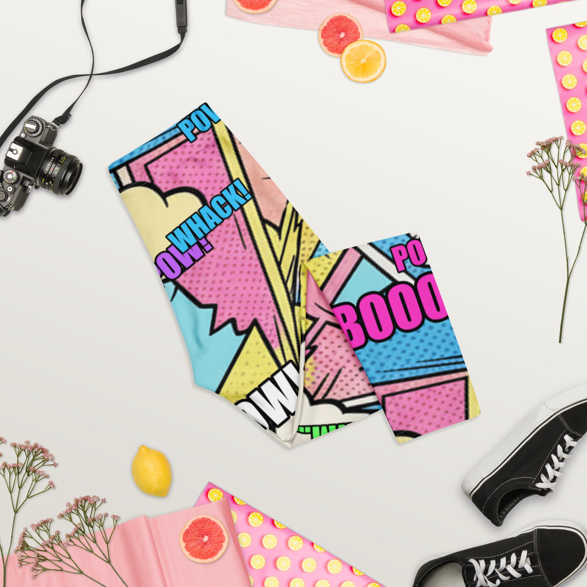 Comic Kawaii Cute Capri Leggings | GearBunch