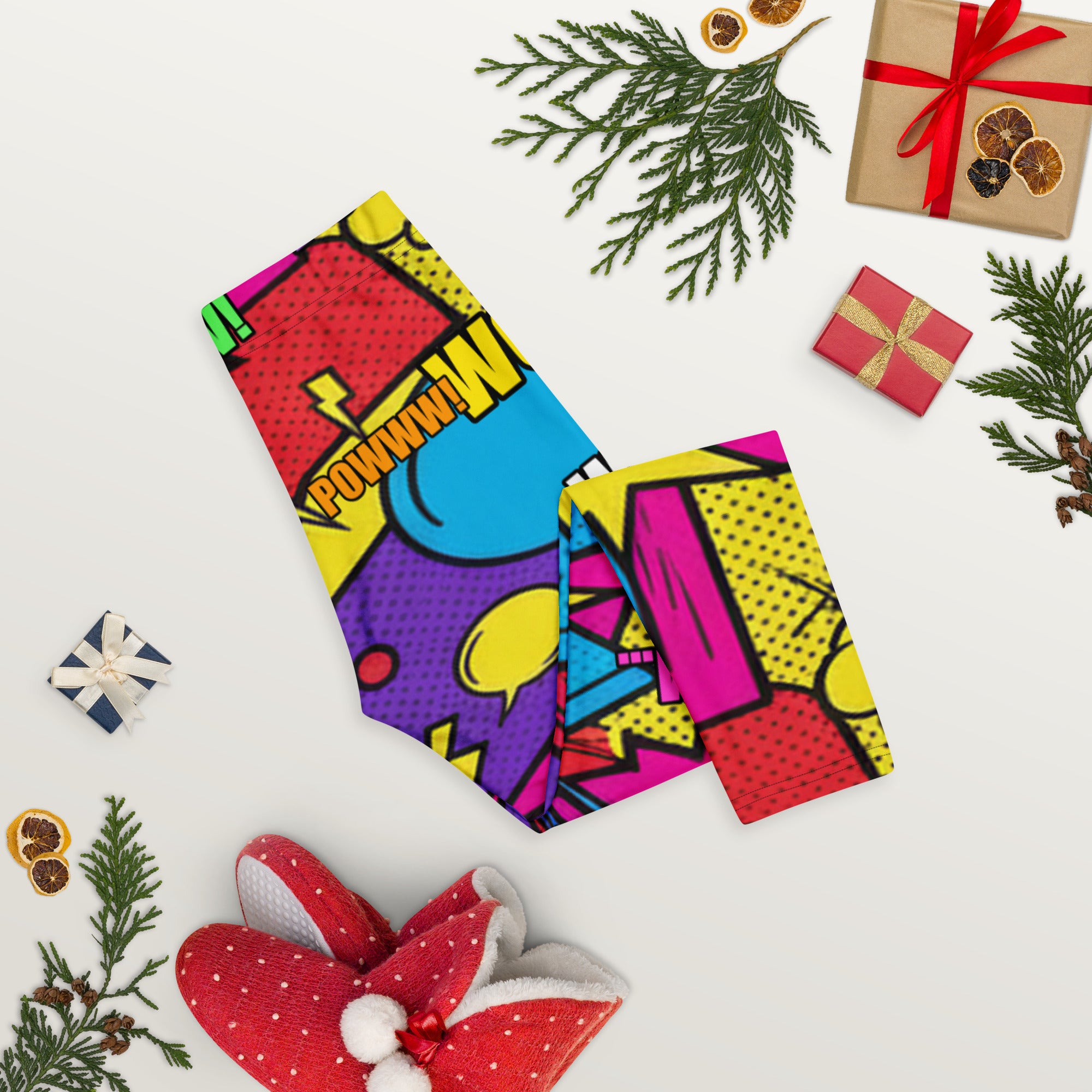 Comic Retro Sunday Capri Leggings | GearBunch