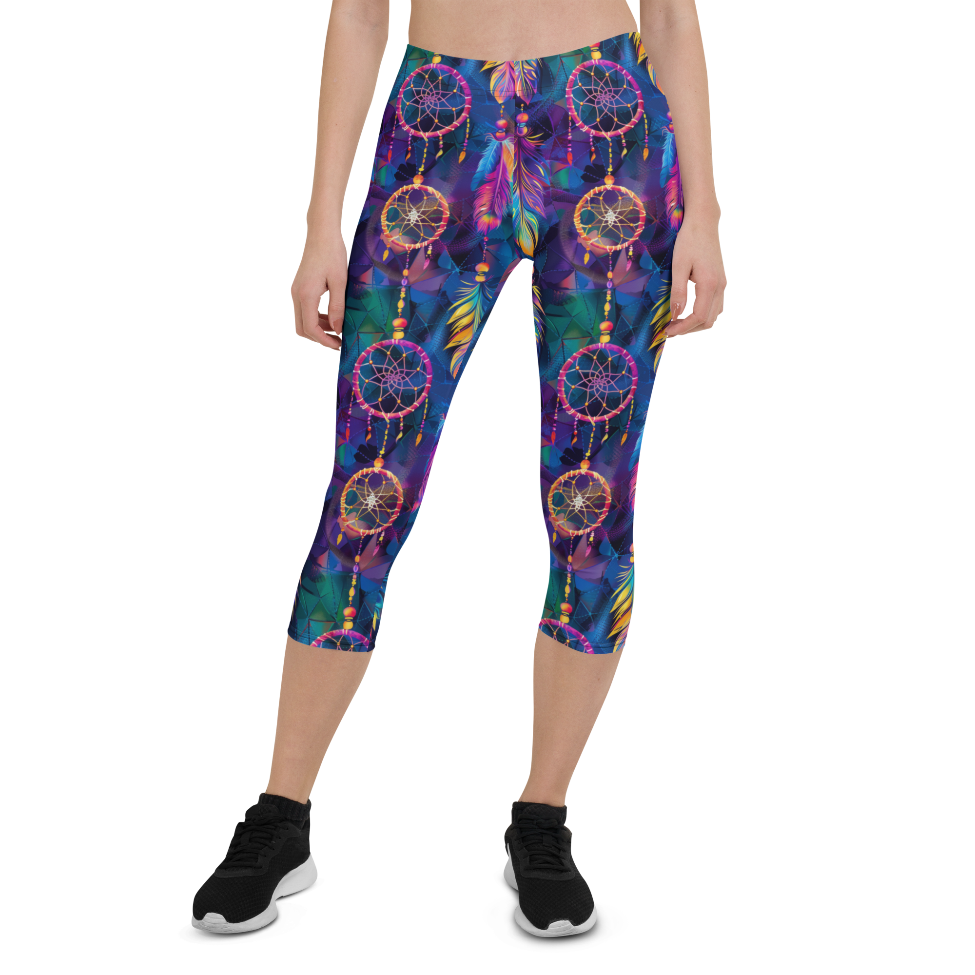 Neon Dreamcatcher Capris | GearBunch