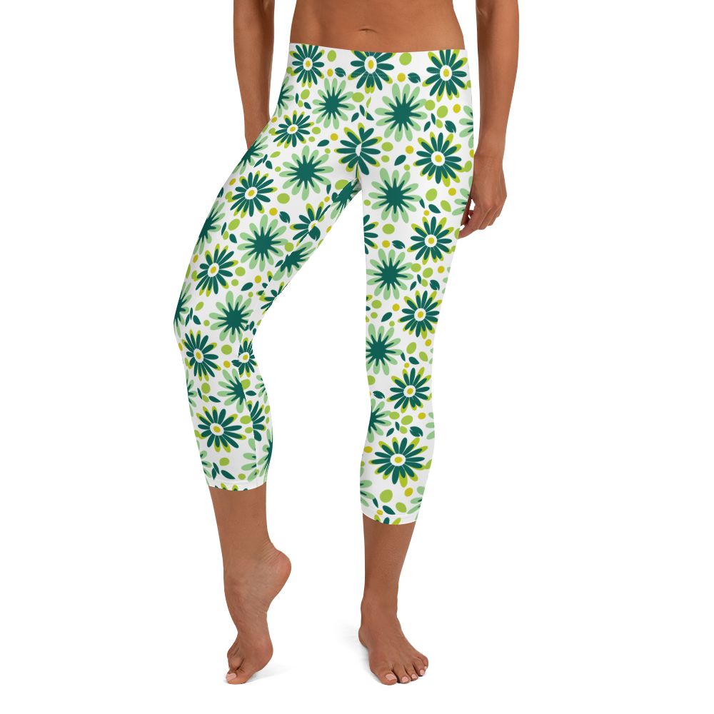 Women's Spring Morning capris front view