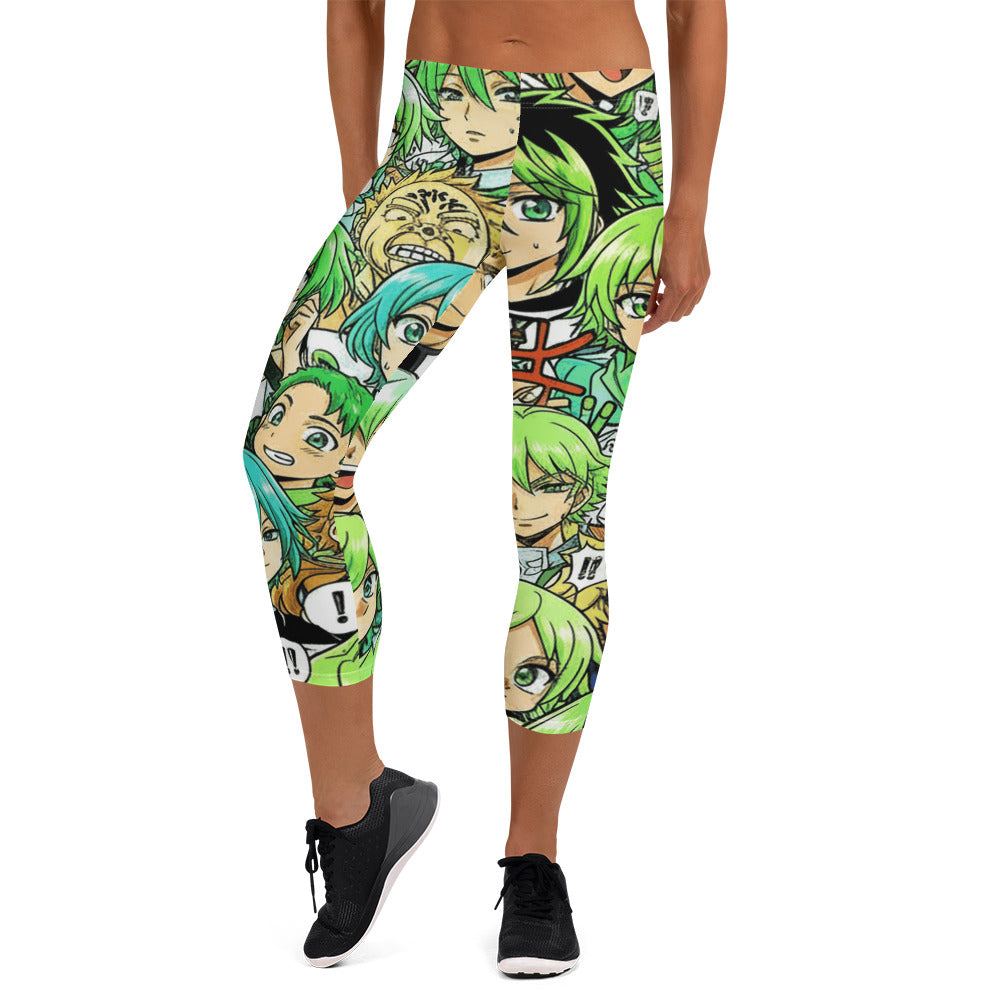 Anime Forest Spirit Capri Leggings | GearBunch