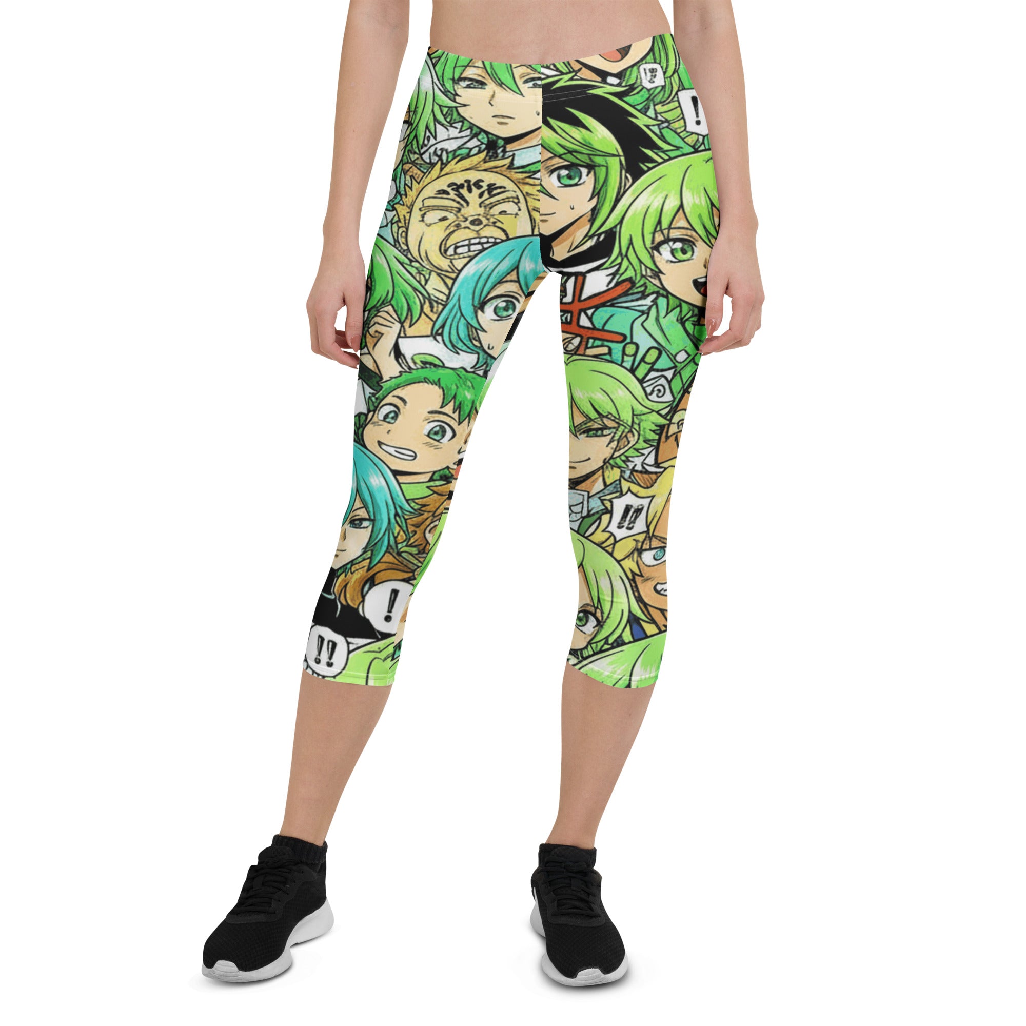Anime Forest Spirit Capri Leggings | GearBunch