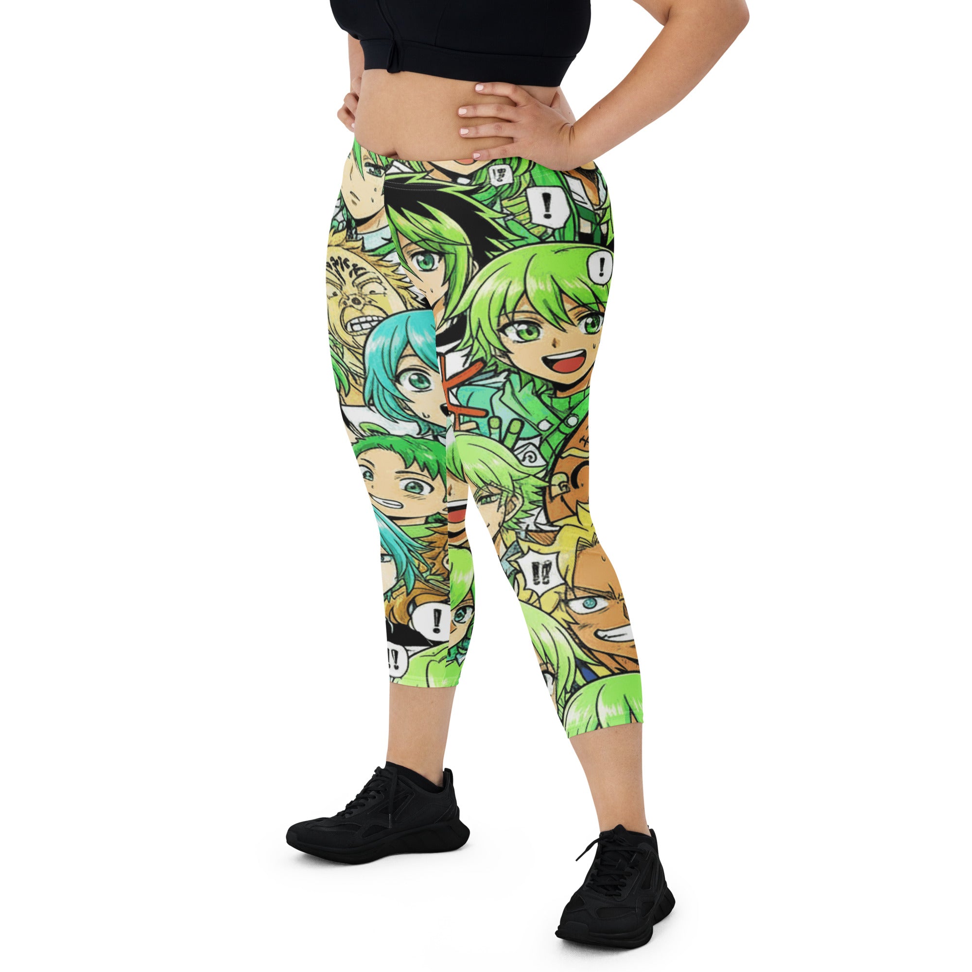Anime Forest Spirit Capri Leggings | GearBunch