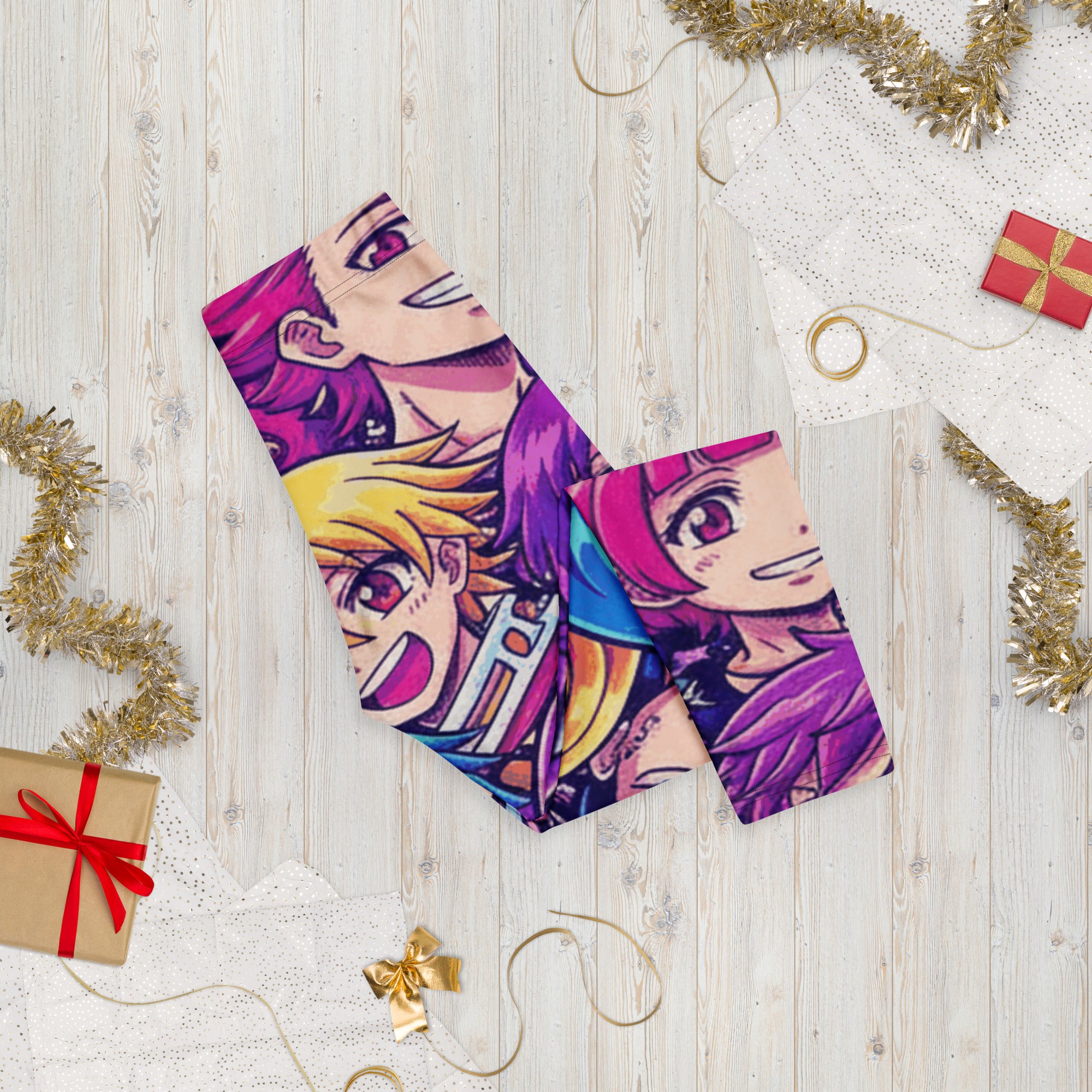 Anime Galaxy Hero Capri Leggings | GearBunch