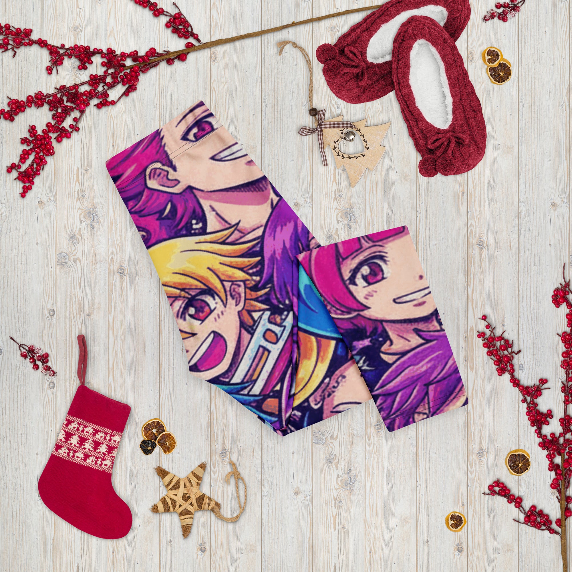 Anime Galaxy Hero Capri Leggings | GearBunch
