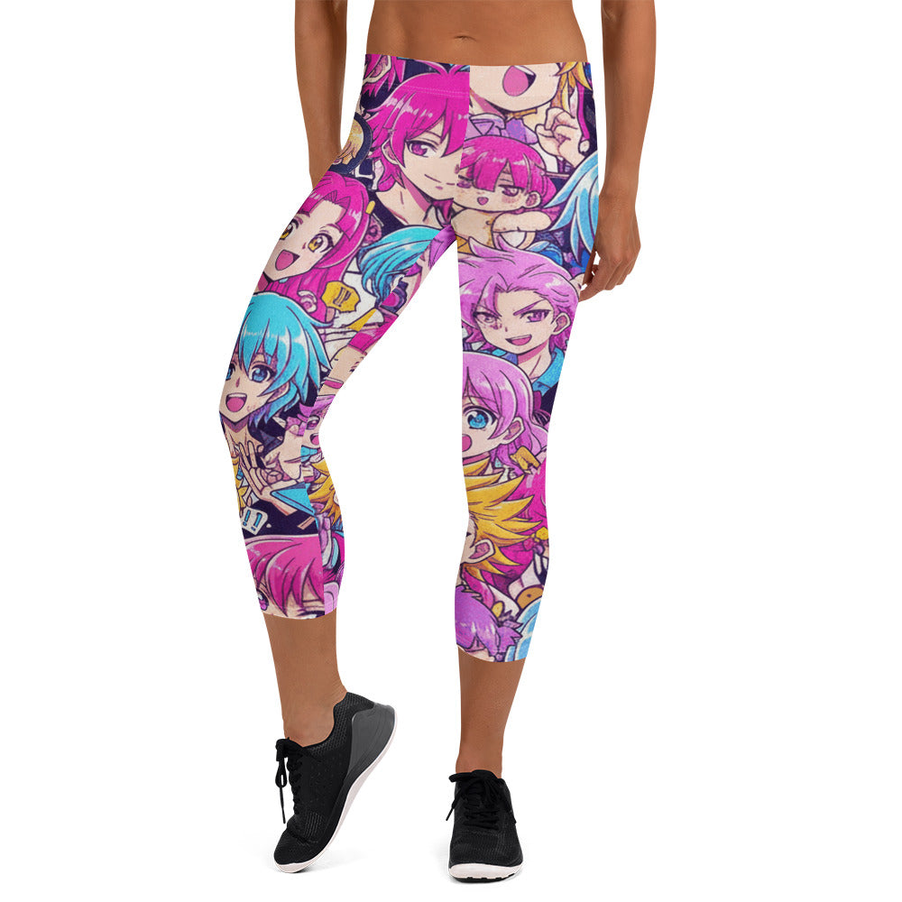 Anime Magical Girl Capri Leggings | GearBunch