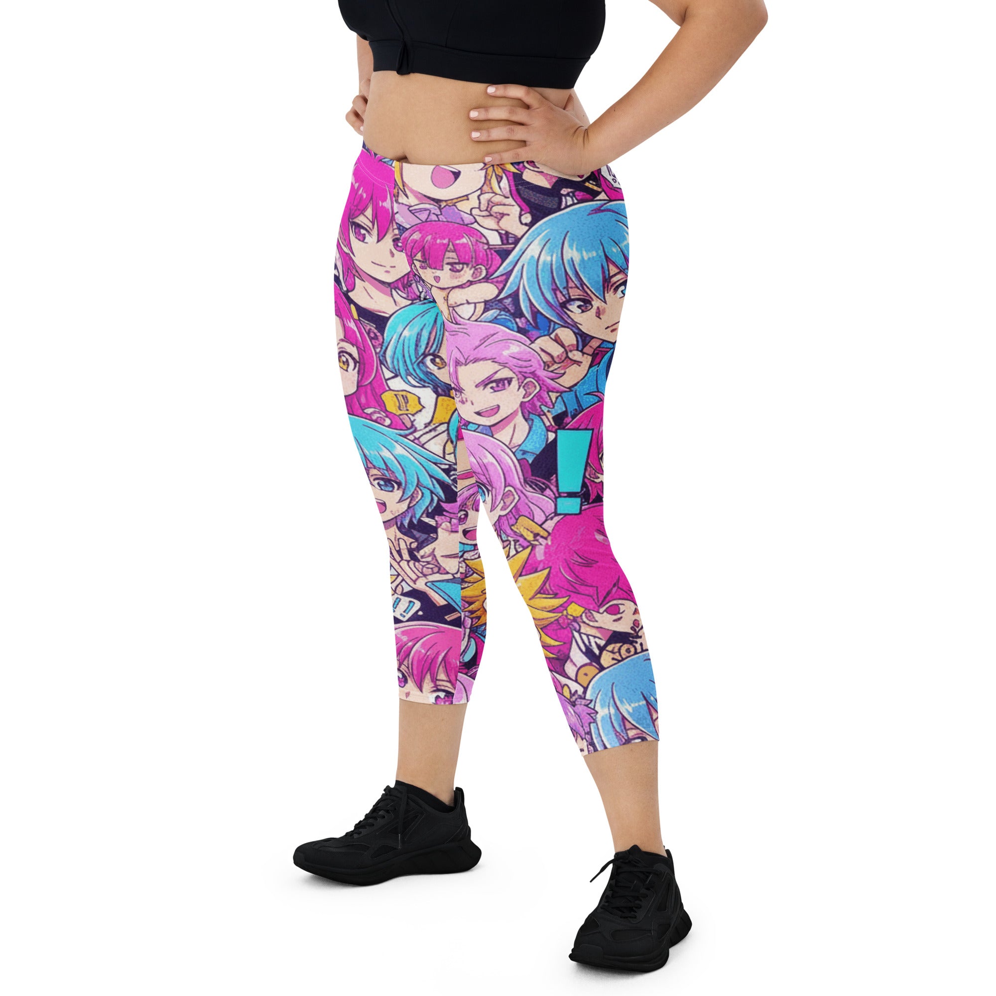Anime Magical Girl Capri Leggings | GearBunch