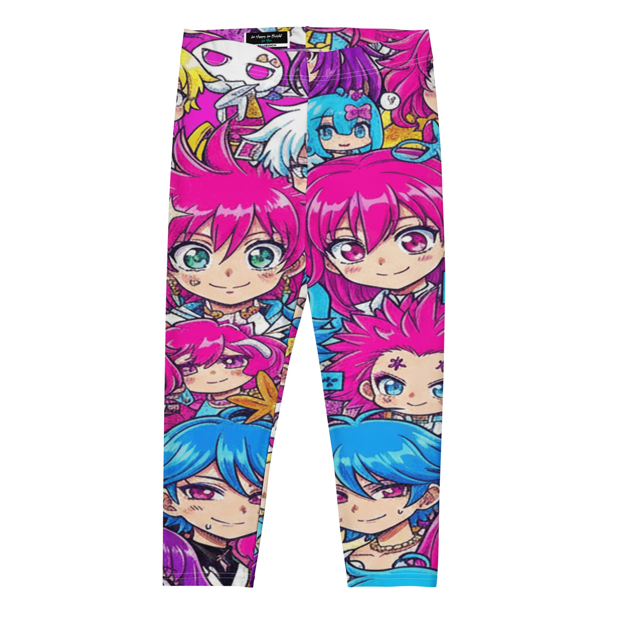 Anime Collage Pop Idol Capri Leggings | GearBunch
