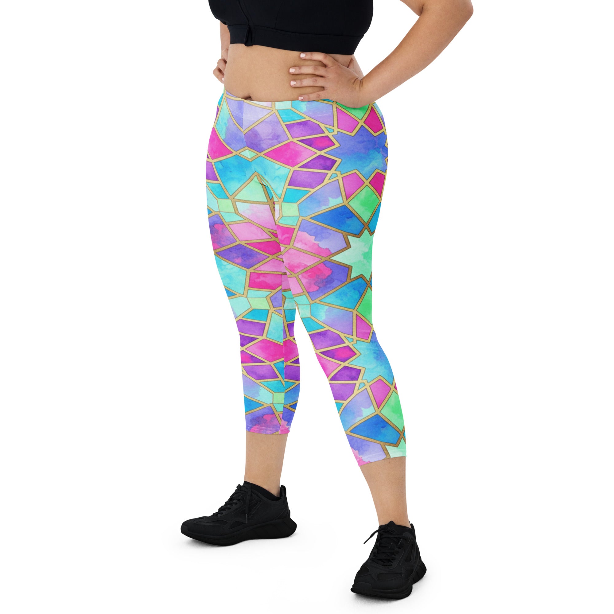 Violet Dream Capri Leggings | GearBunch