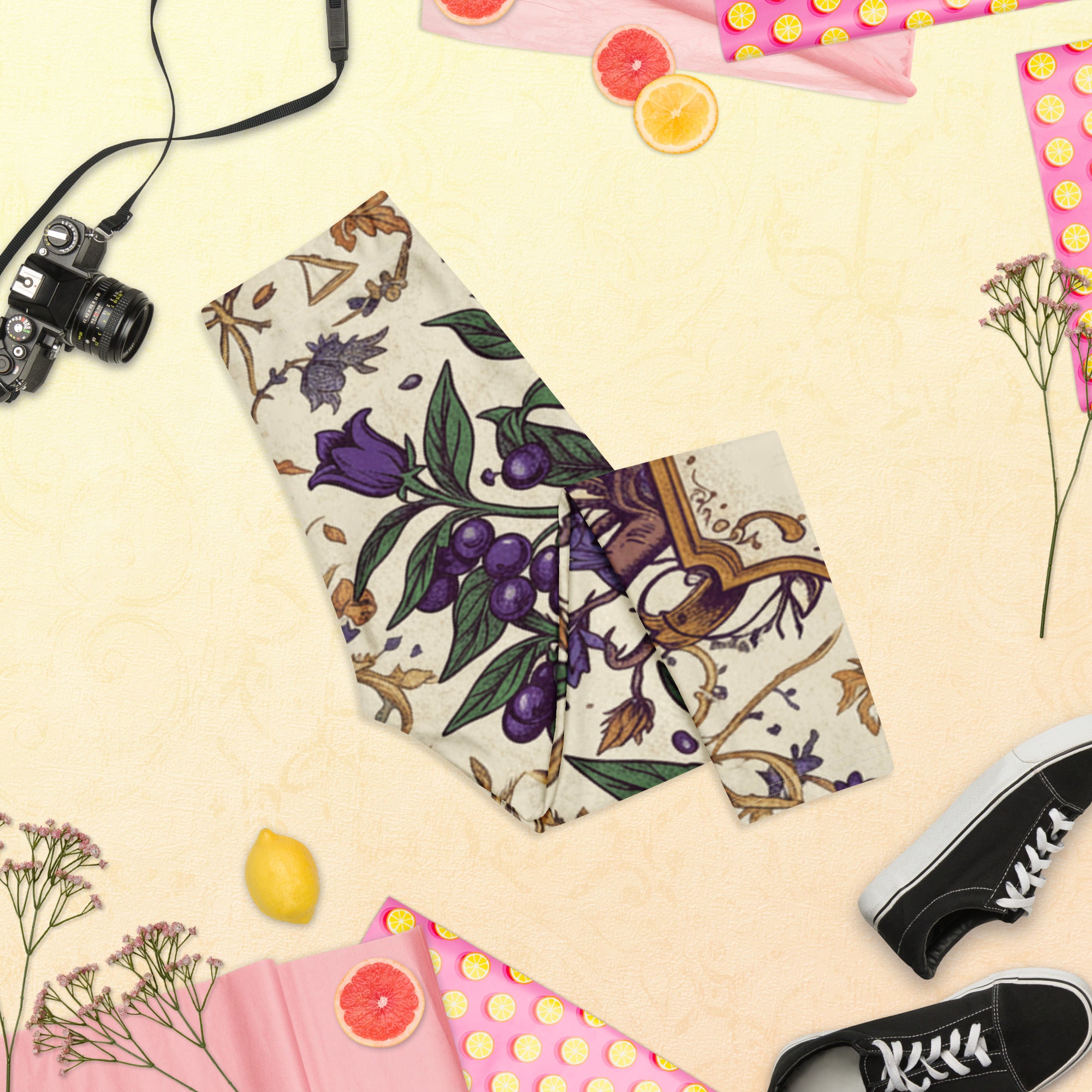 Belladonna Poison Garden Capri Leggings | GearBunch