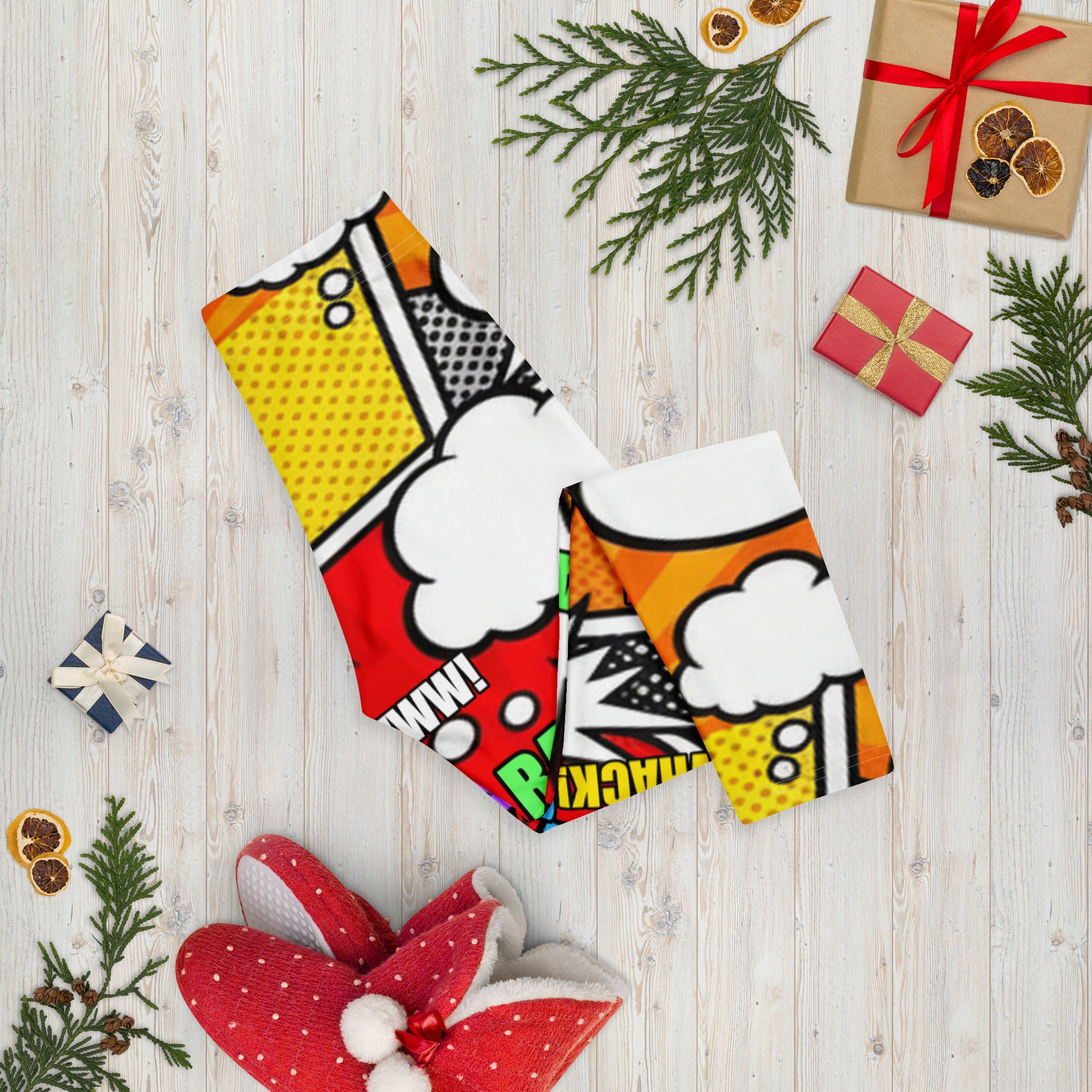 Comic Strip Boom Town Capri Leggings | GearBunch
