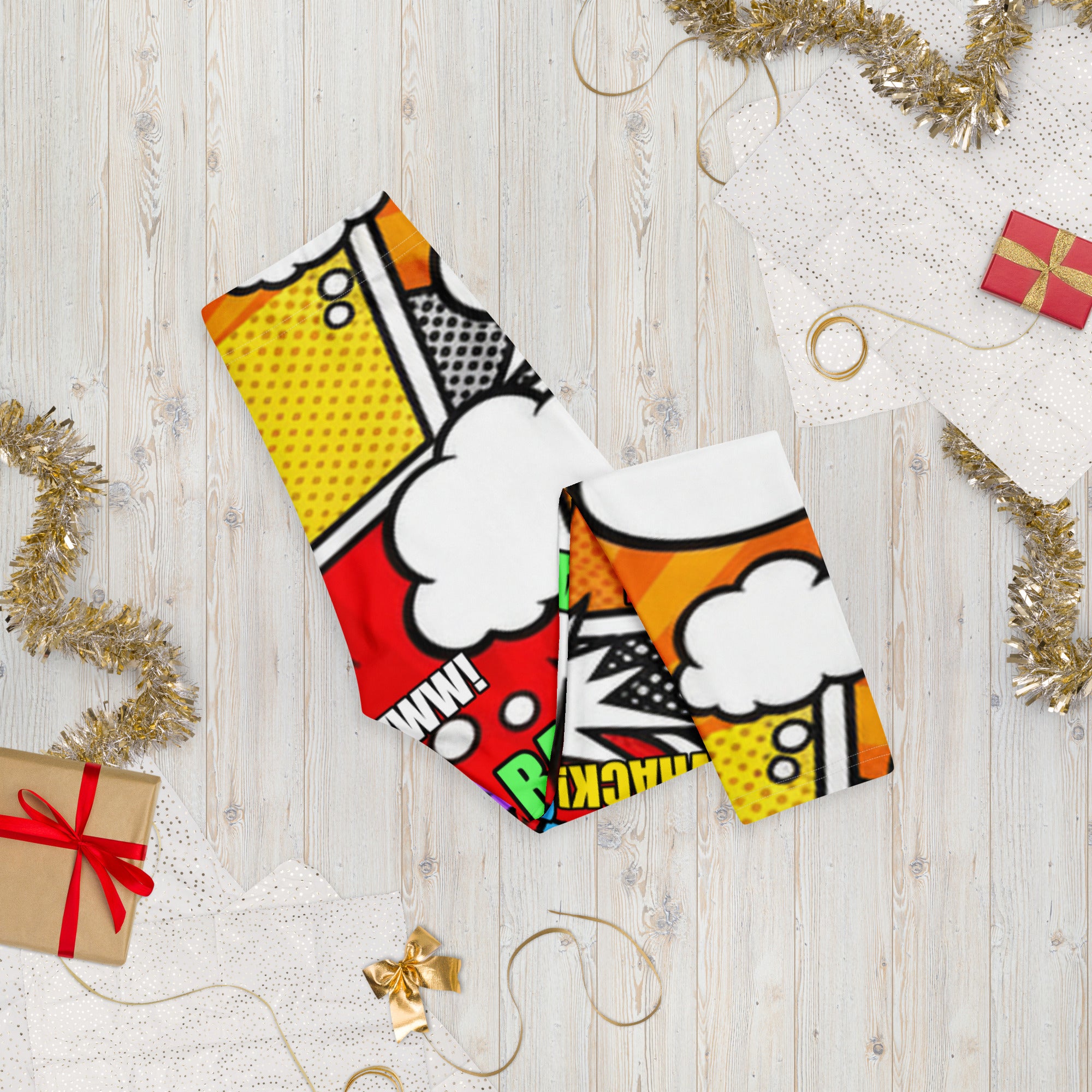 Comic Strip Boom Town Capri Leggings | GearBunch