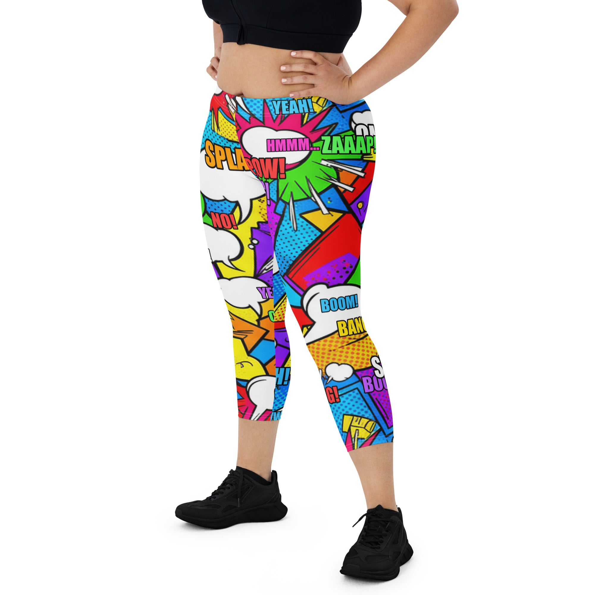 Comic Hero Capri Leggings | GearBunch