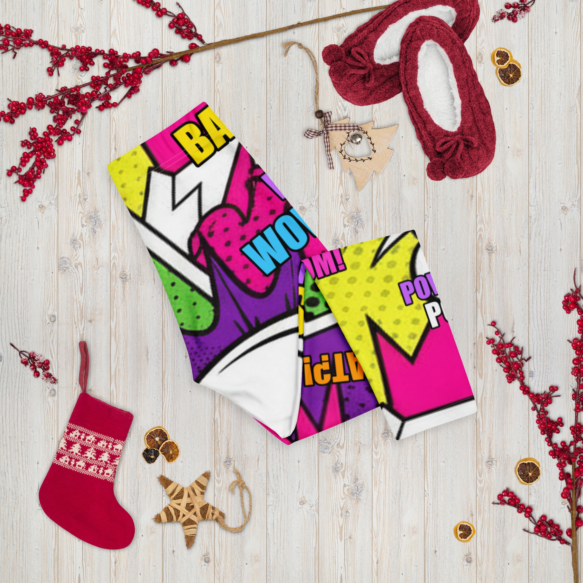 Comic Villain Neon Capri Leggings | GearBunch