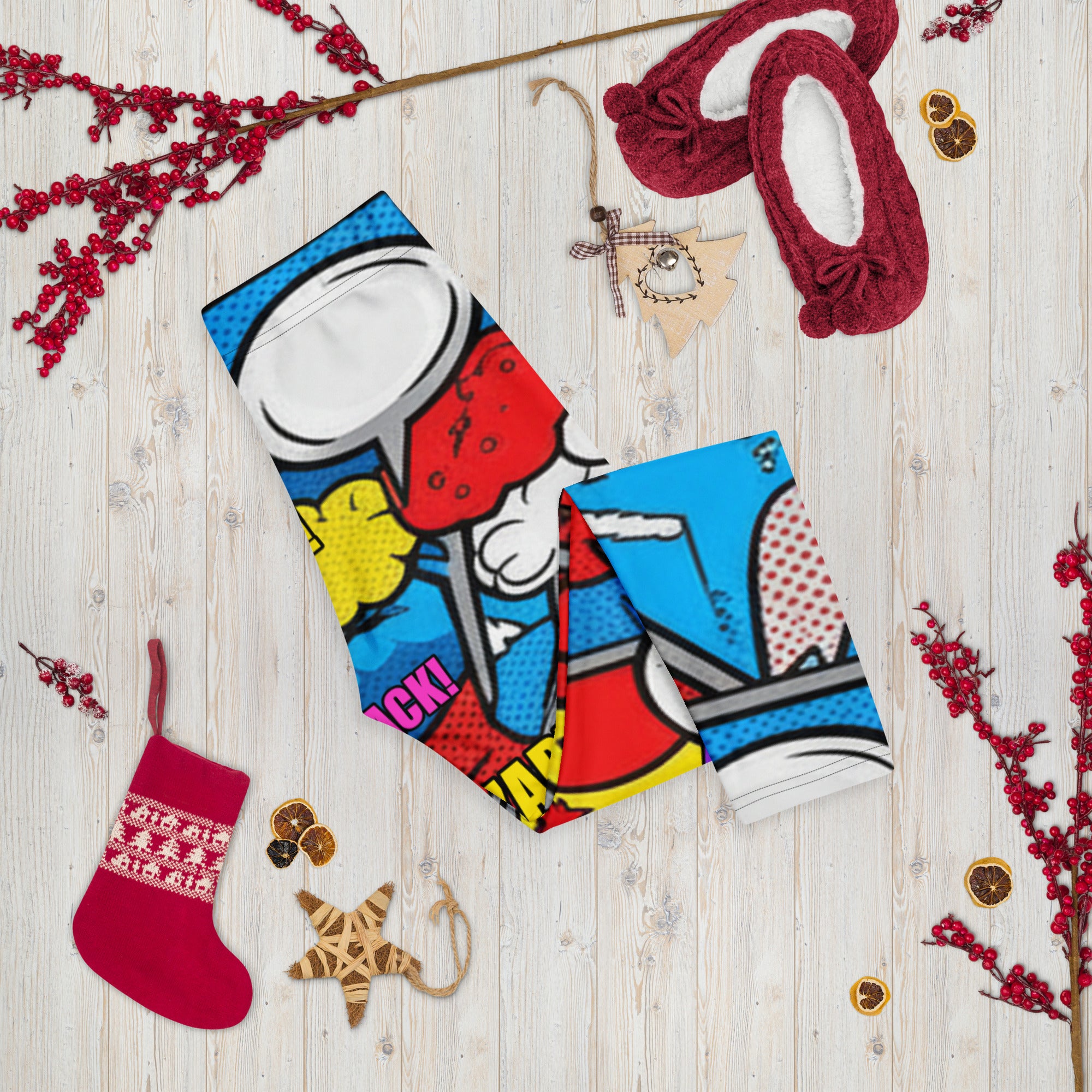 Robot Wars Comic Capri Leggings | GearBunch